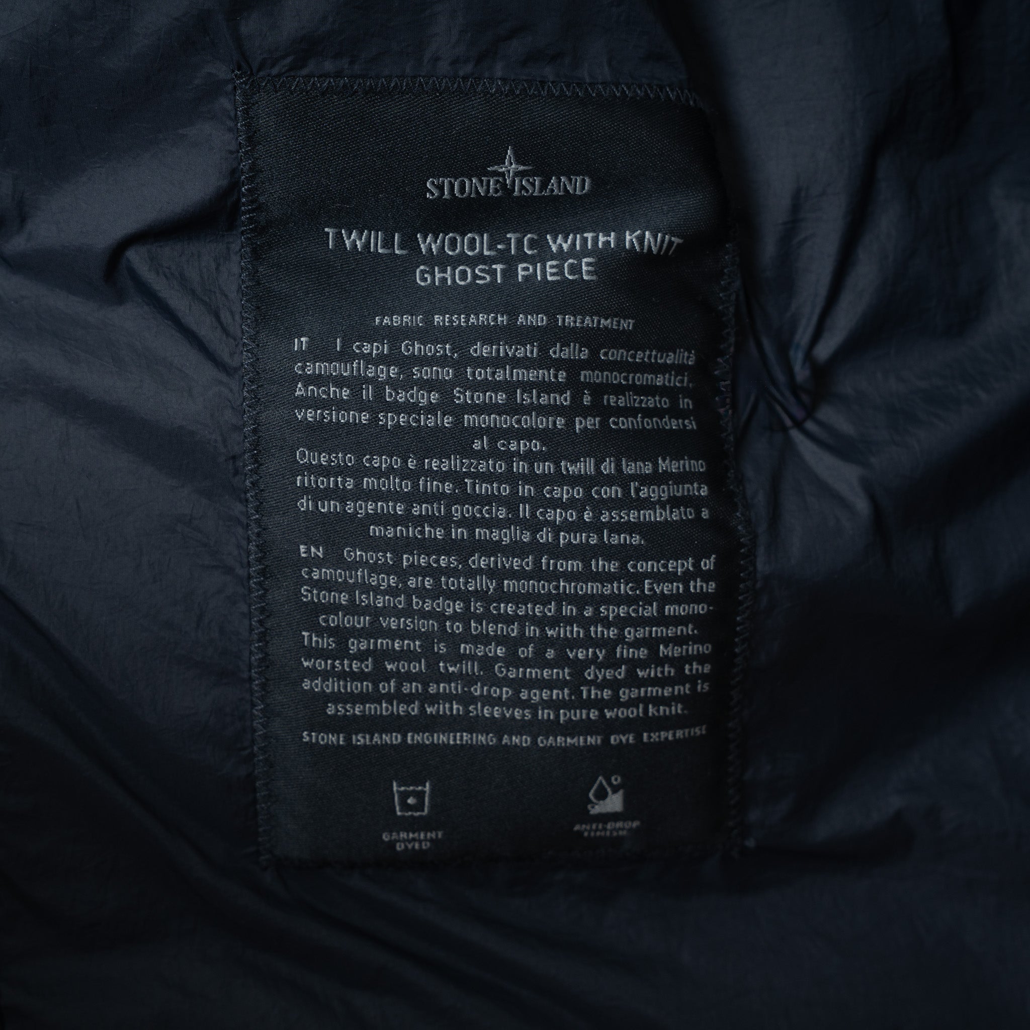 Stone Island Hybride Donsjas Donkerblauw | Ghost