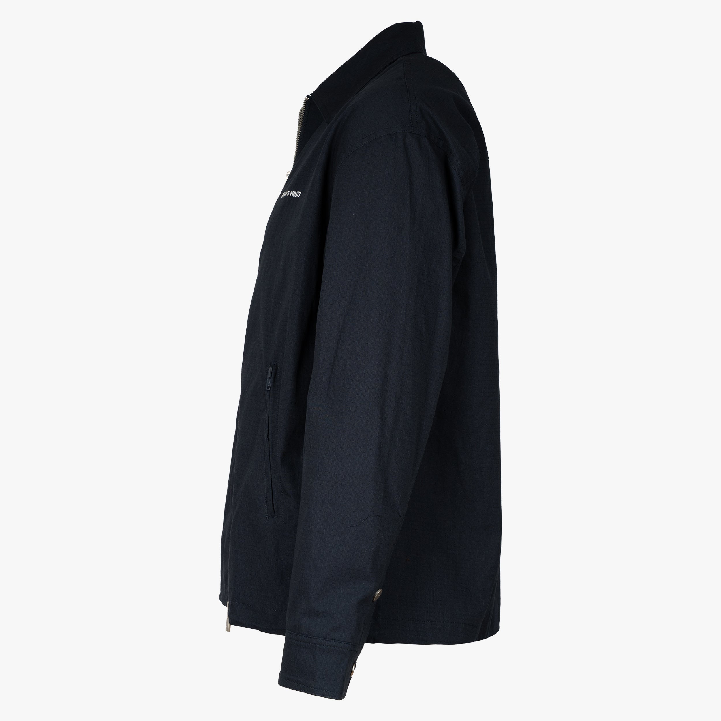 Bram's Fruit Jack Blauw | Ripstop Text Logo