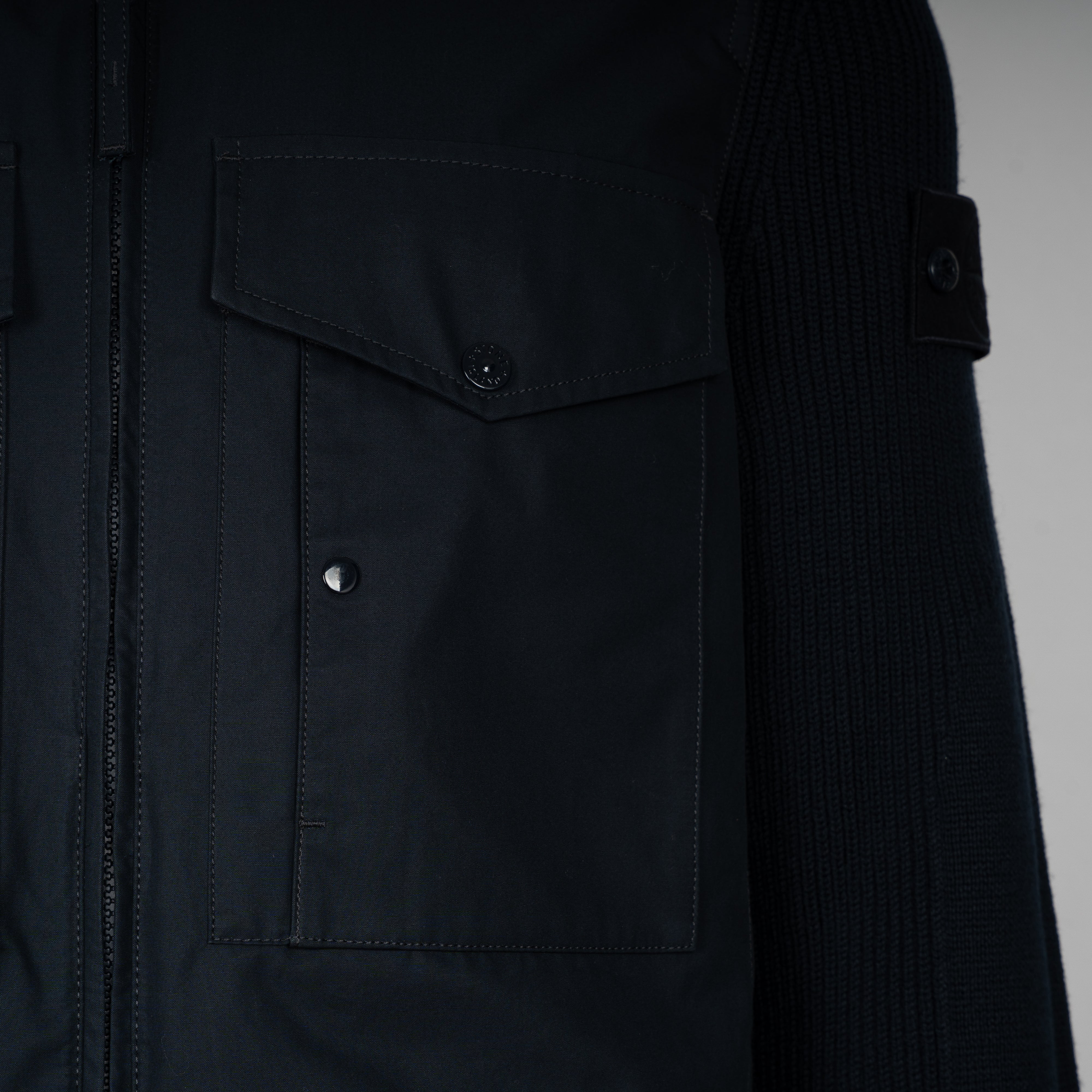 Stone Island Hybride Jack Donkerblauw | Ghost