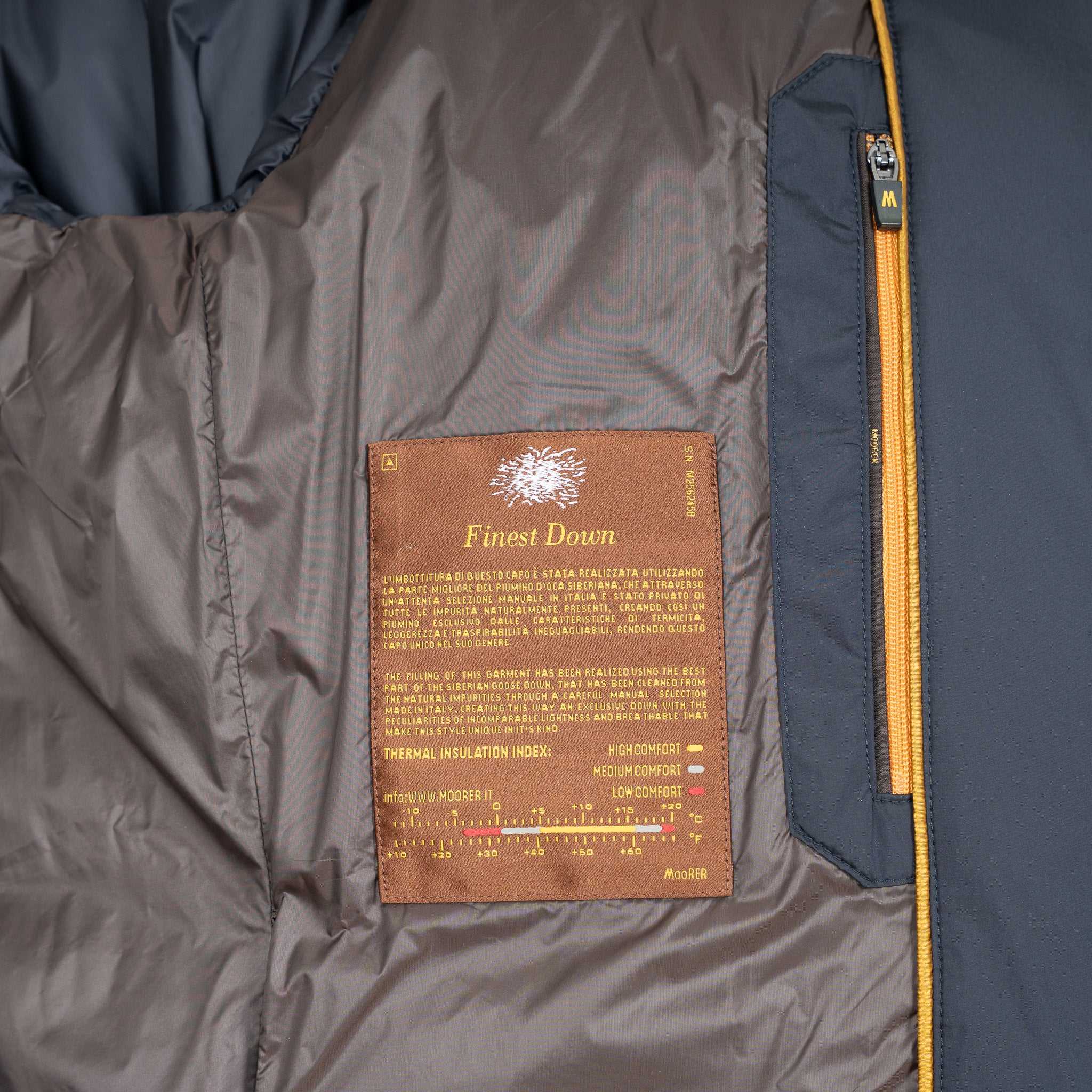 Moorer Hybride Donsjas Blauw | CATTANEO-S3C