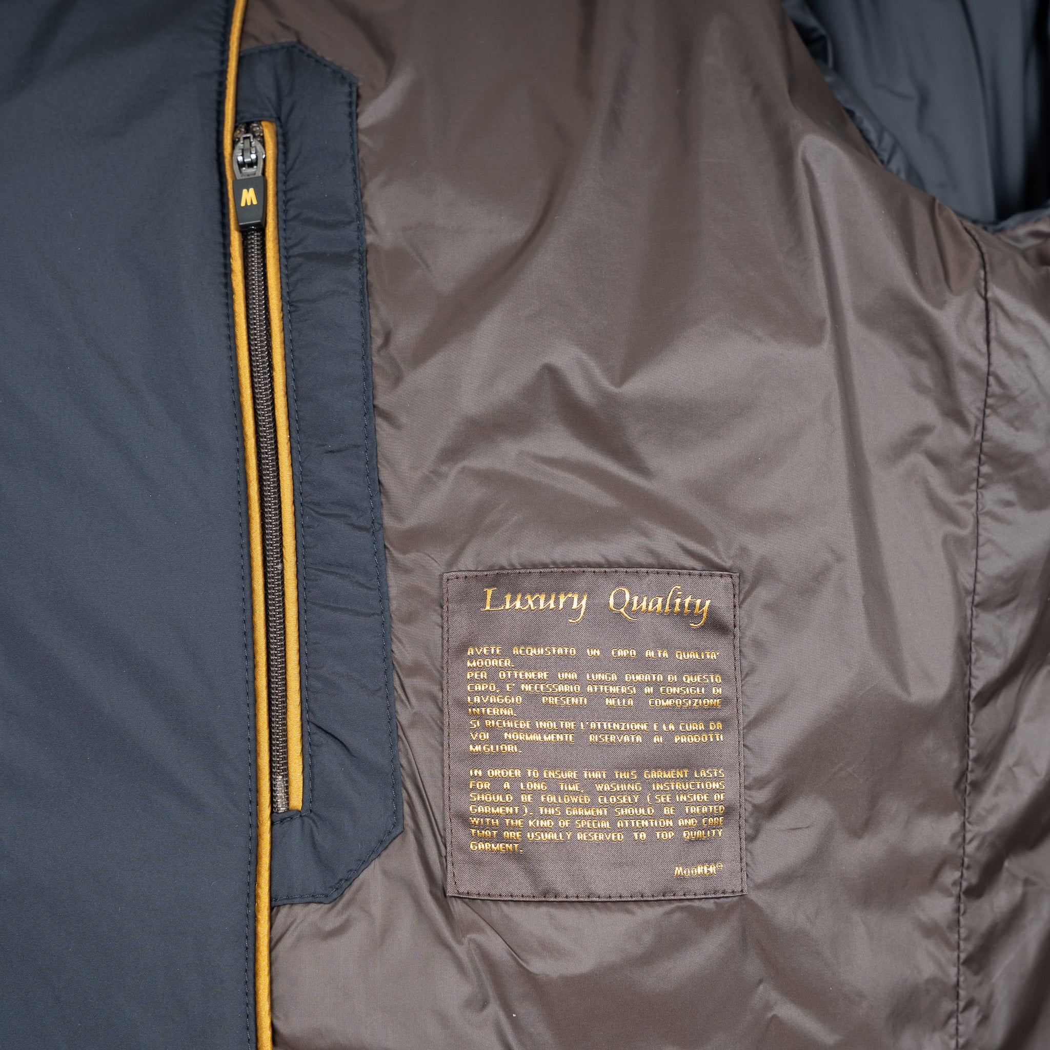 Moorer Hybride Donsjas Blauw | CATTANEO-S3C