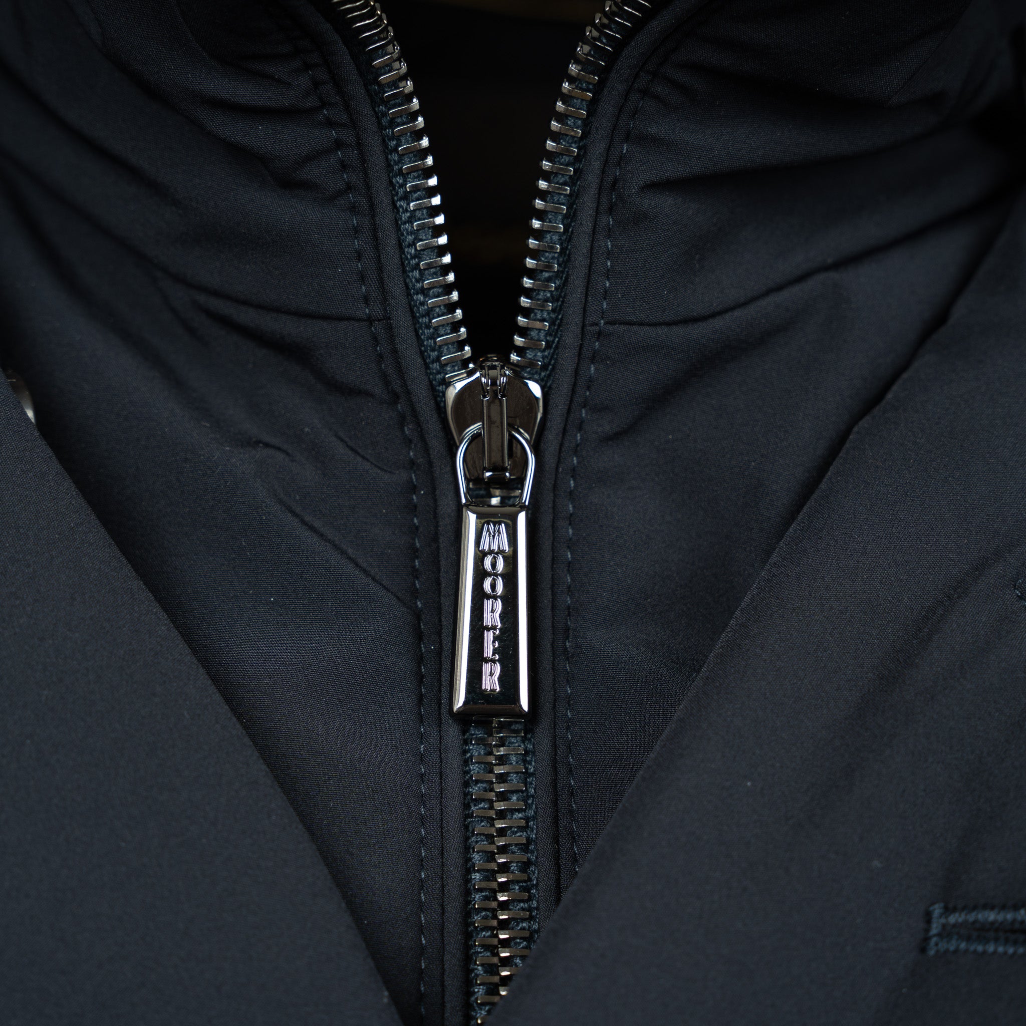 Moorer Peacoat Jack Donkerblauw | Volmer-KN