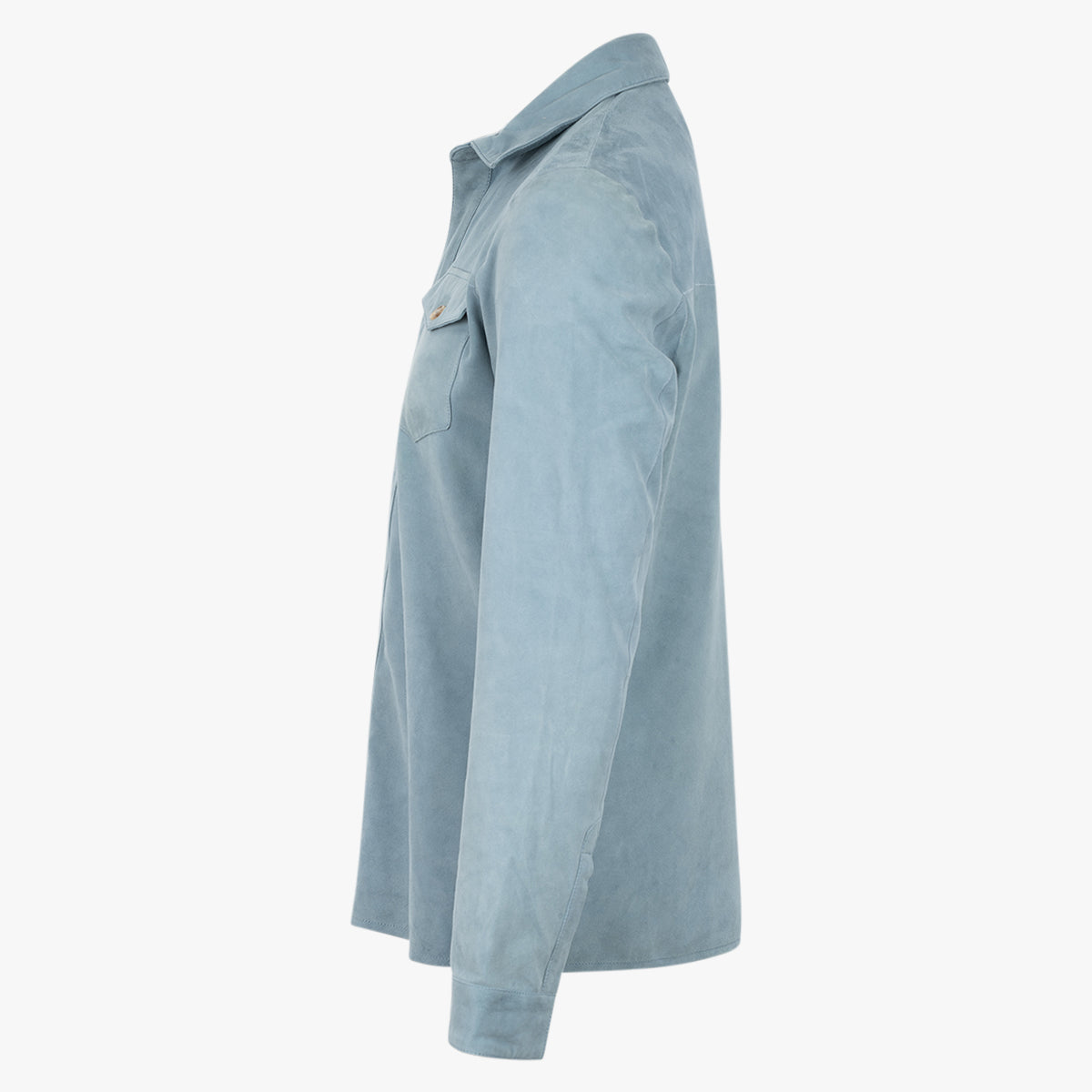 Alter Ego Overshirt Lichtblauw Suède | Rocco