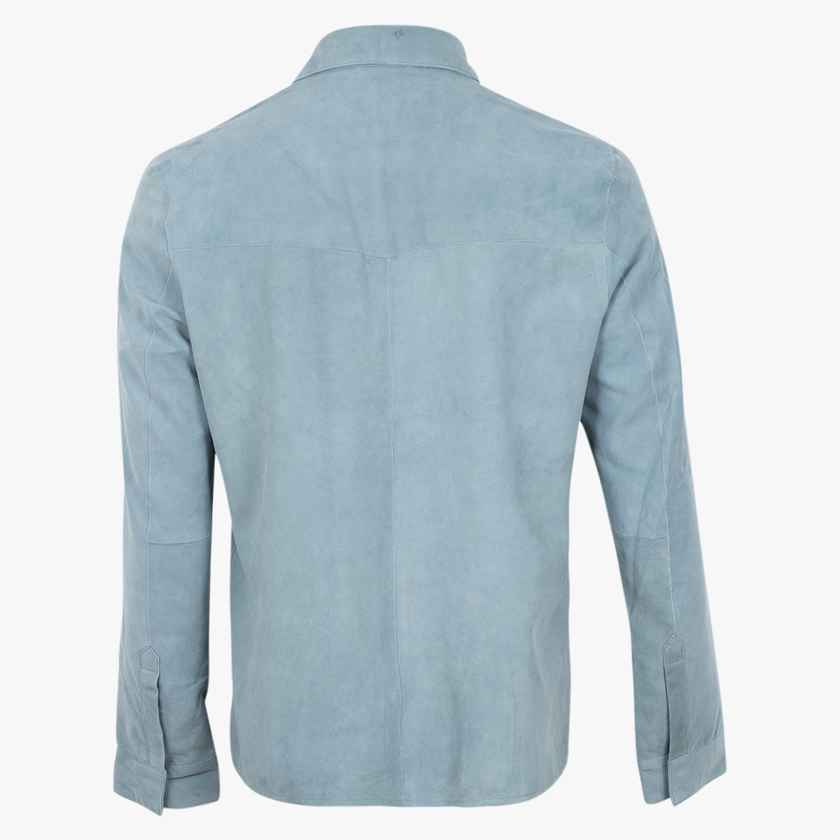 Alter Ego Overshirt Lichtblauw Suède | Rocco