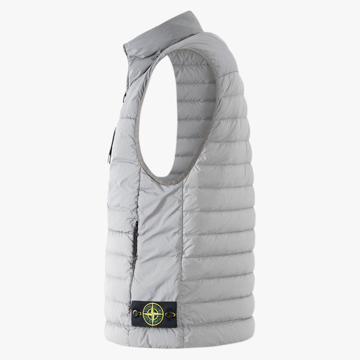 Stone Island Bodywarmer Grijs | Seamless Tunnel Nylon Down