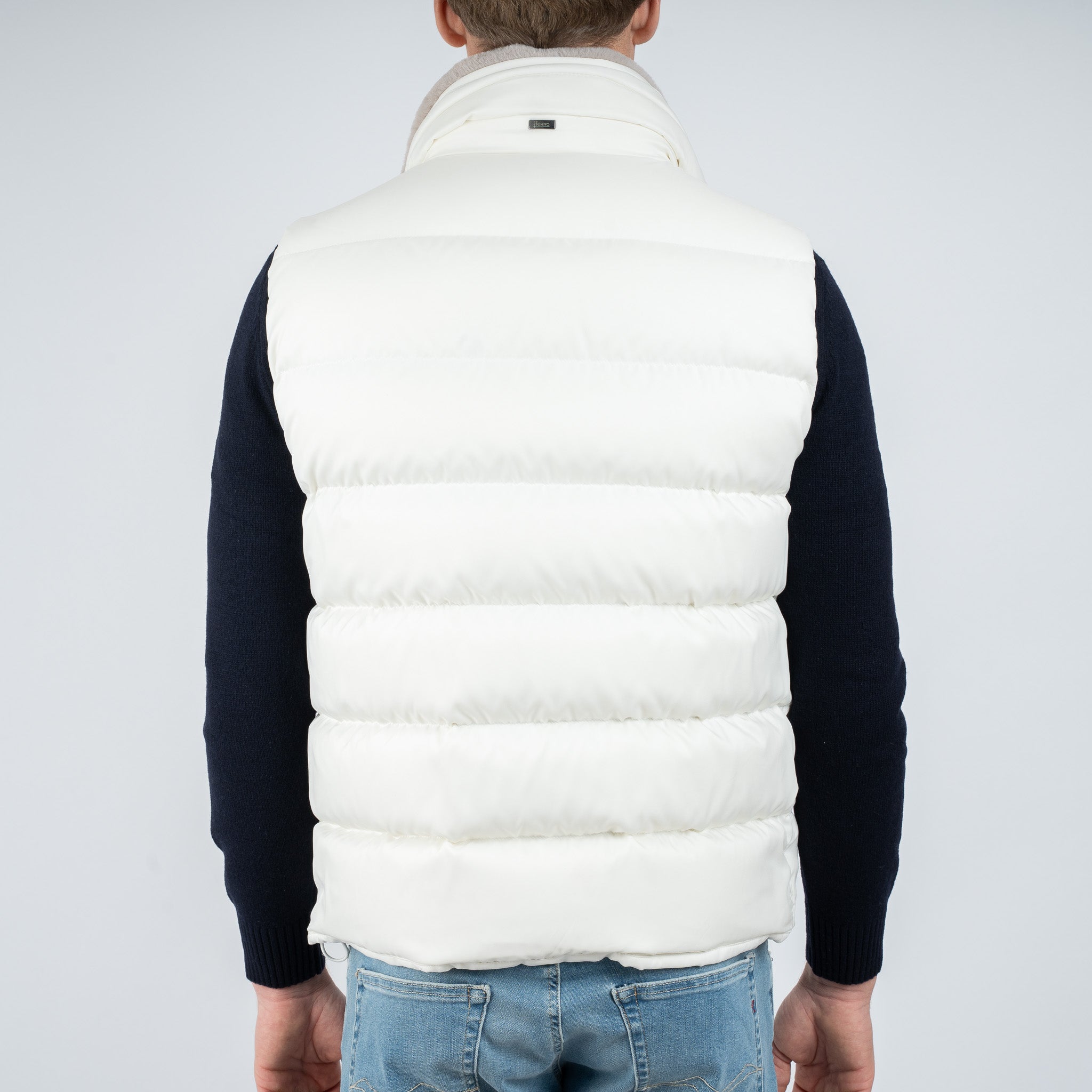 Herno Bodywarmer Creme | Polar-Tech
