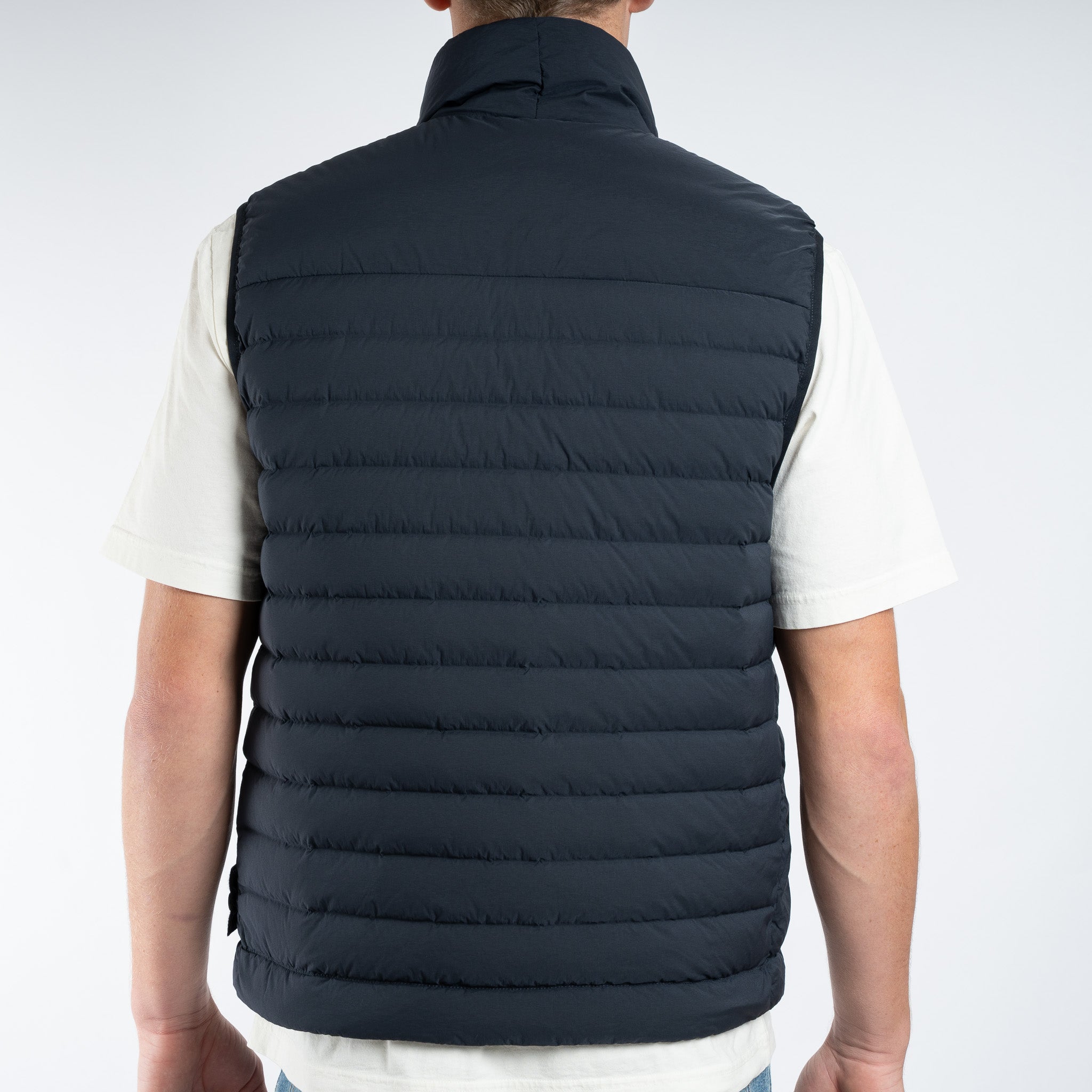 Stone Island Bodywarmer Blauw | Seamless Tunnel Down
