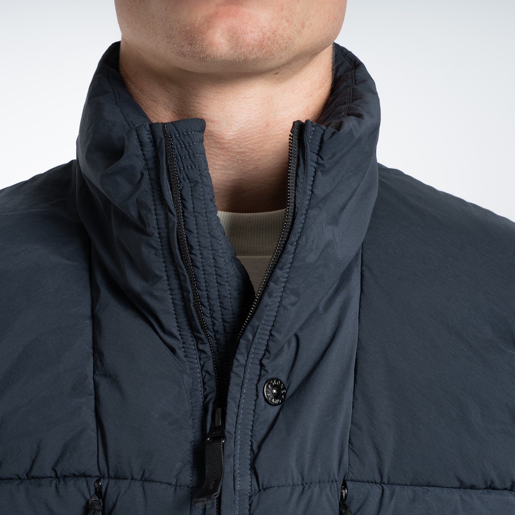 Stone Island Bodywarmer Blauw | Seamless Tunnel Down