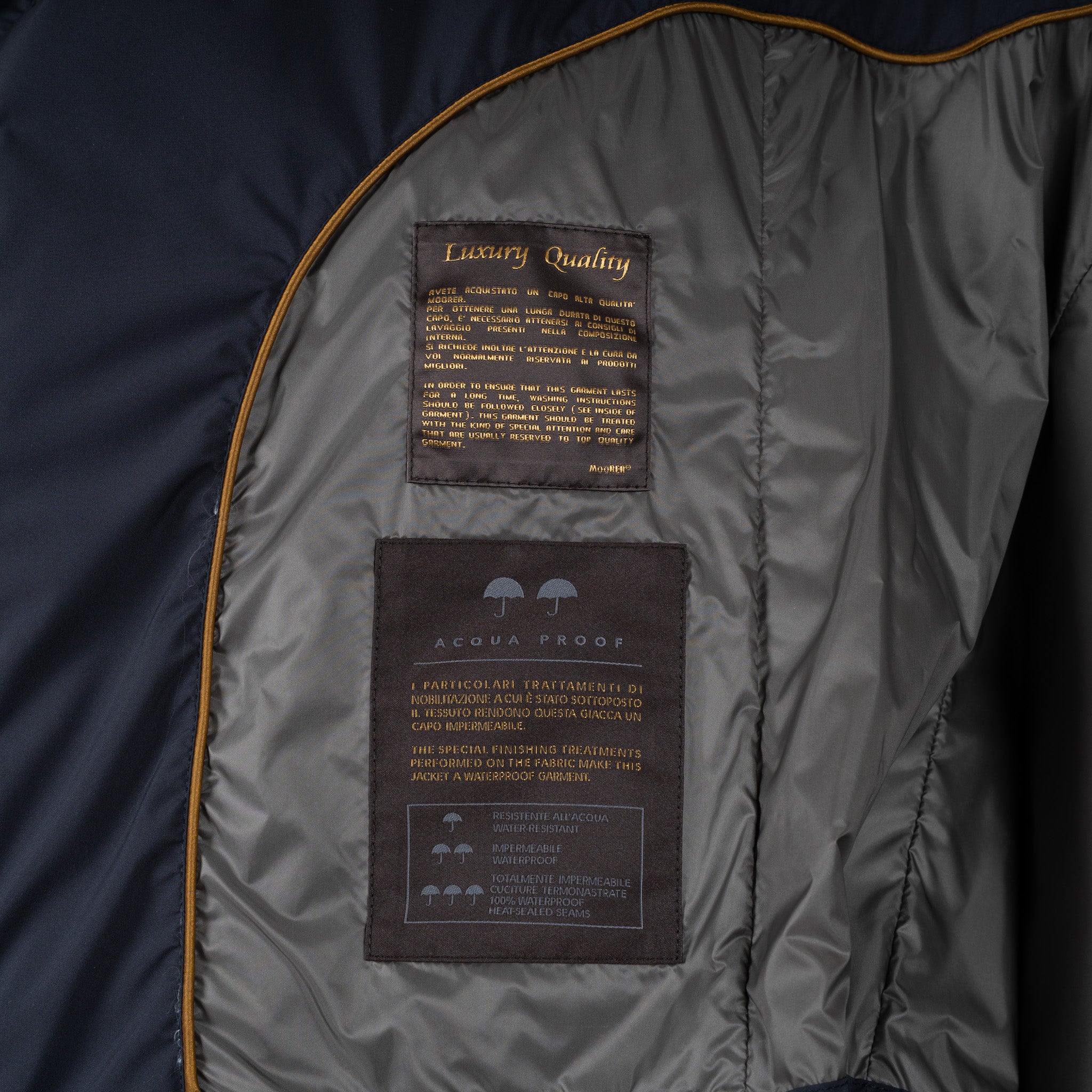 Moorer Bodywarmer Blauw | Senio-Skt