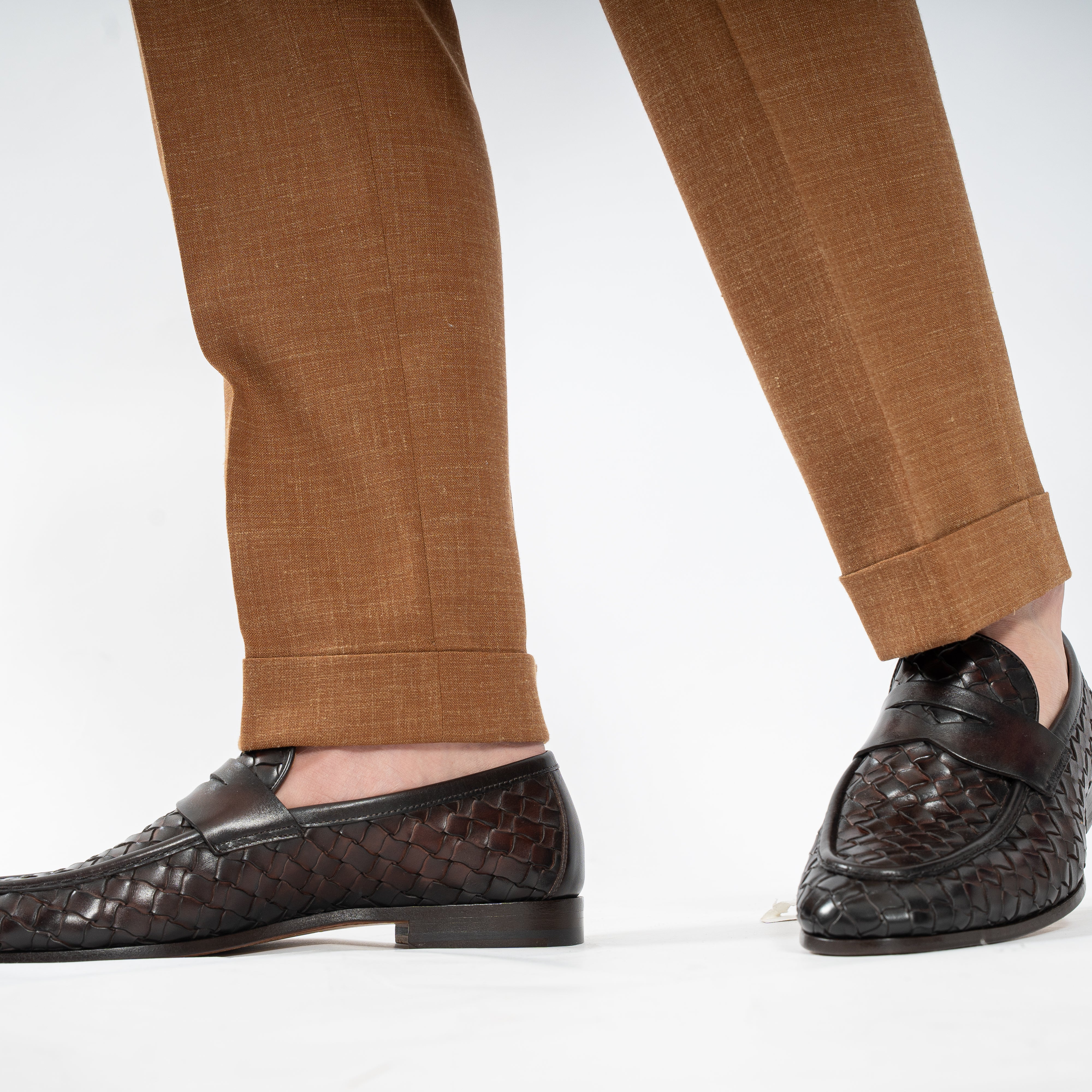 Munro Linnen Kostuum Camel | Paulo Oliveira