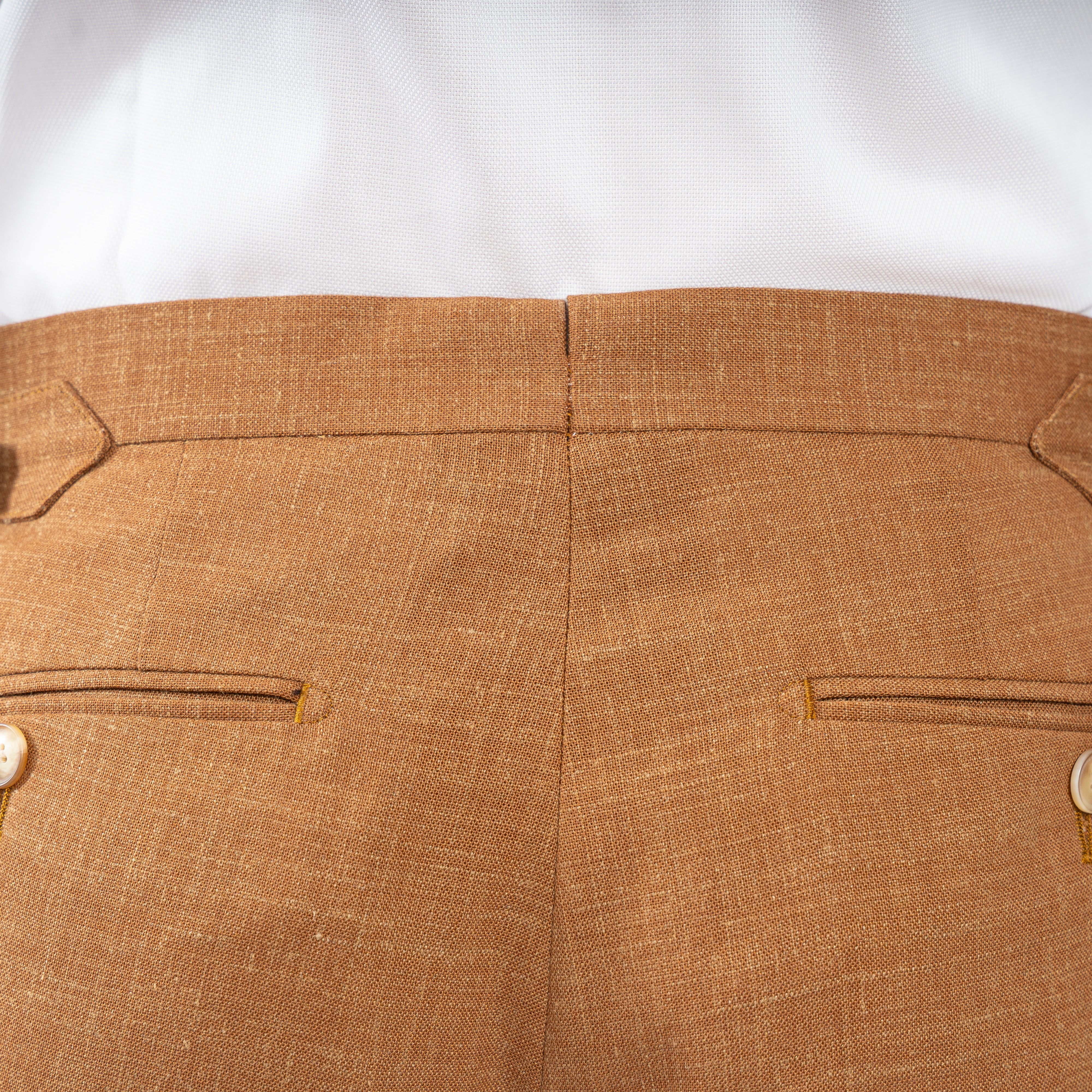 Munro Linnen Kostuum Camel | Paulo Oliveira