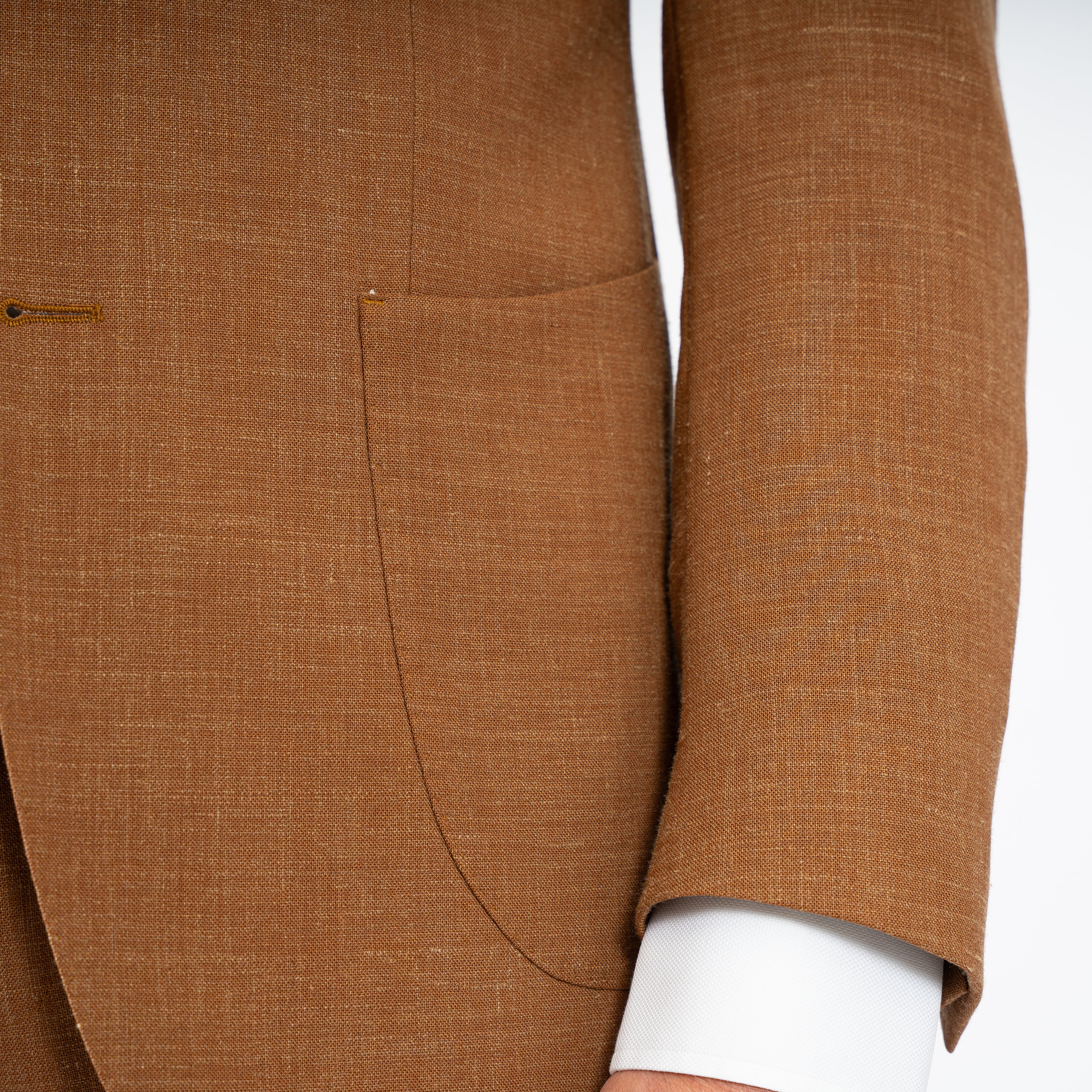 Munro Linnen Kostuum Camel | Paulo Oliveira