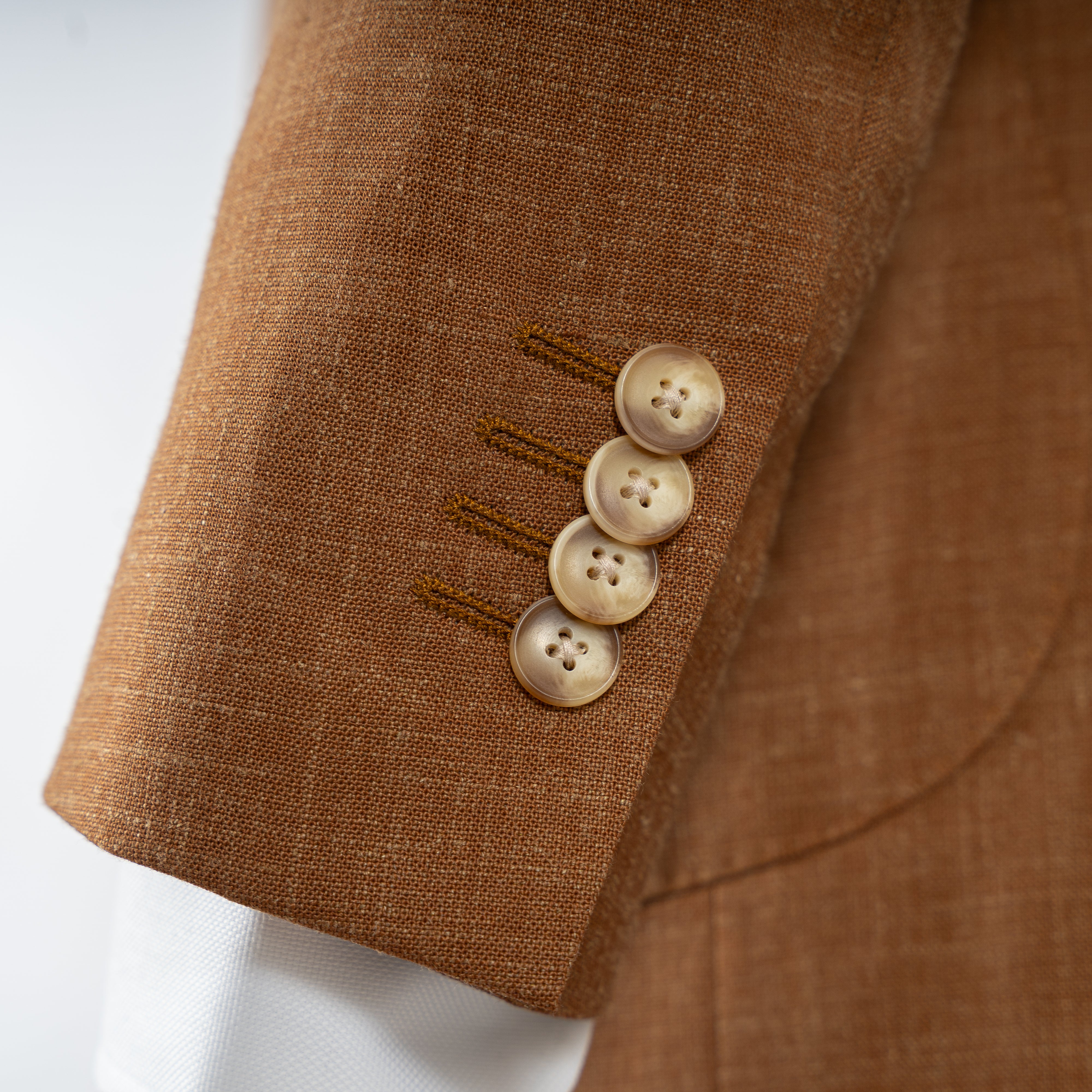 Munro Linnen Kostuum Camel | Paulo Oliveira