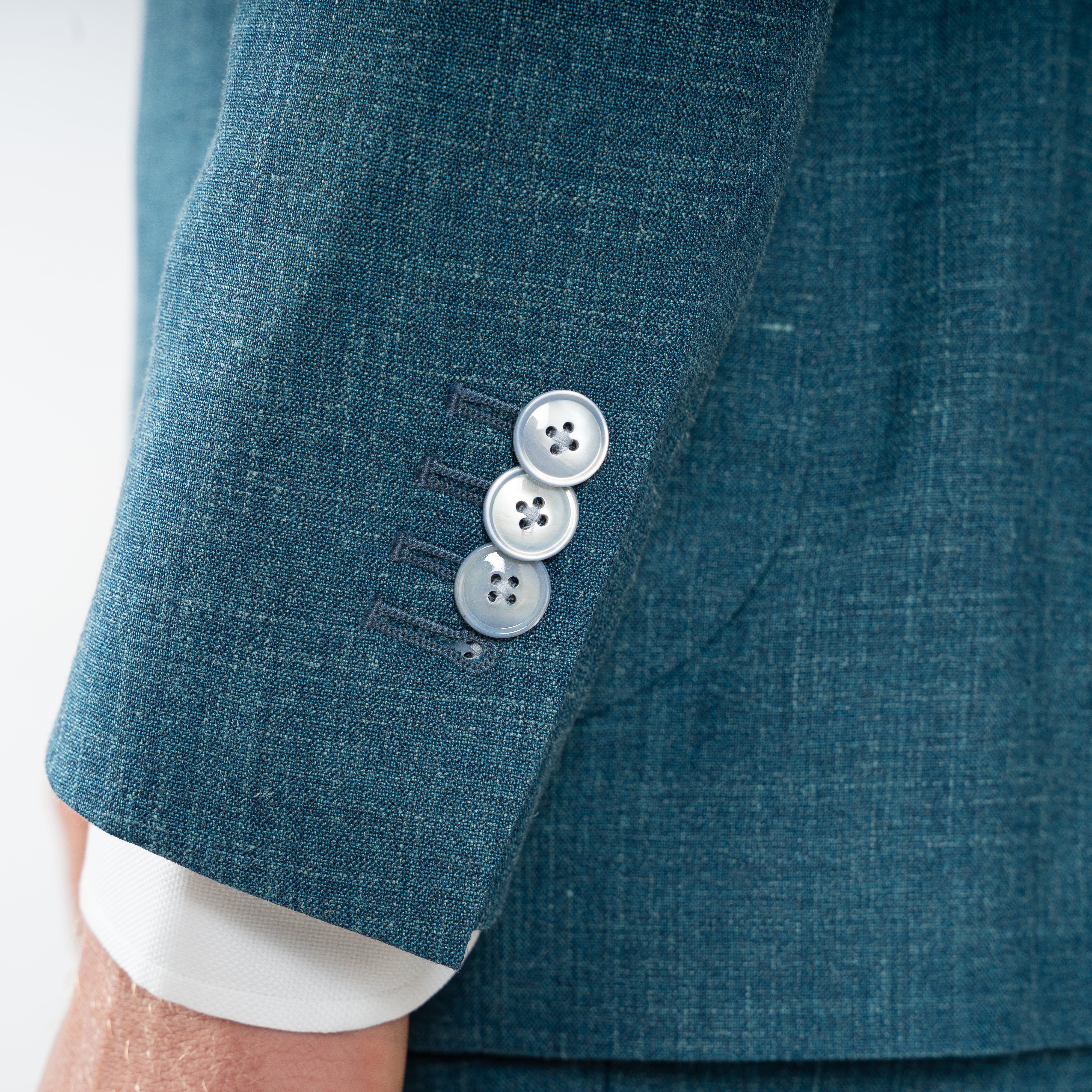 Munro Kostuum Petrolblauw | Loro Piana