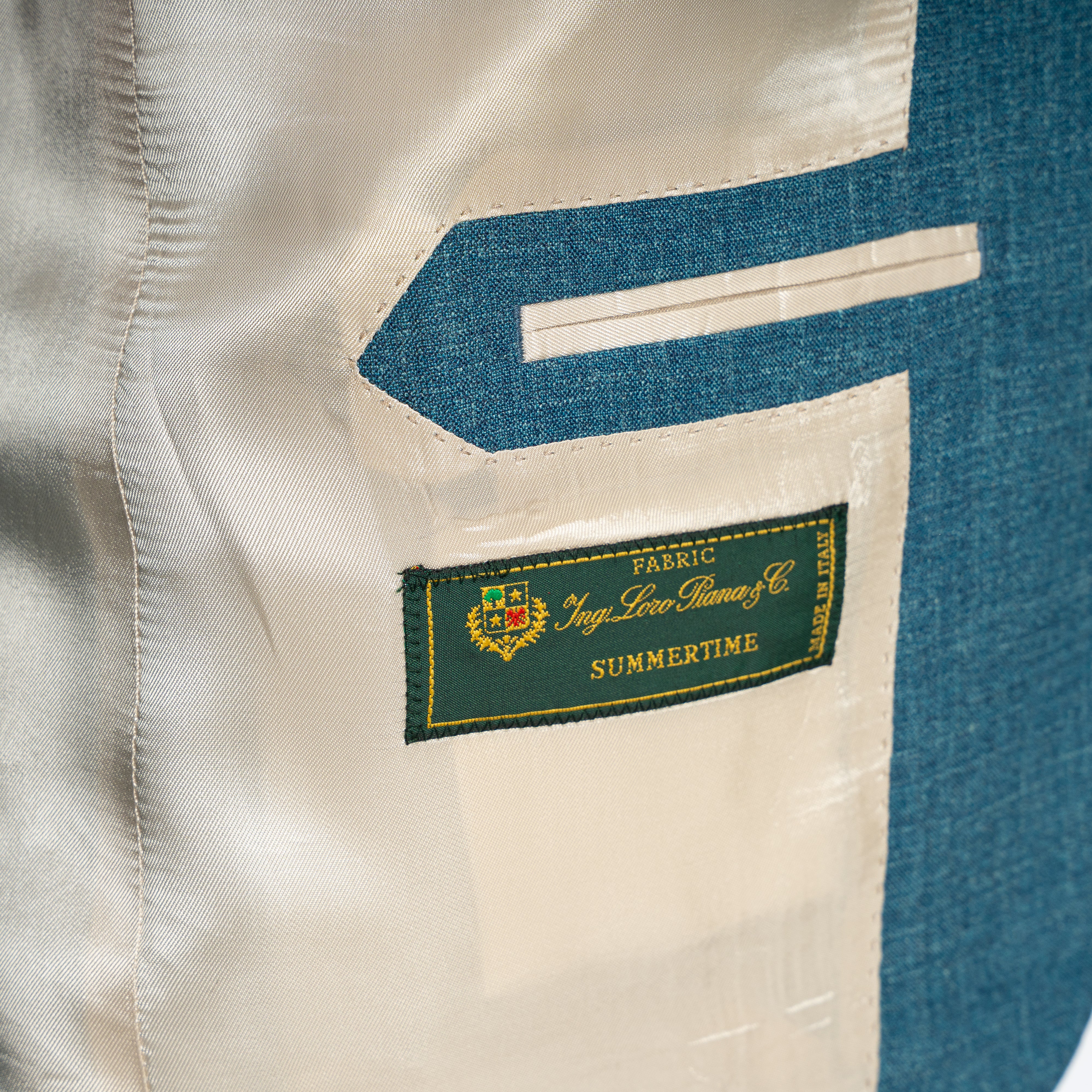 Munro Kostuum Petrolblauw | Loro Piana