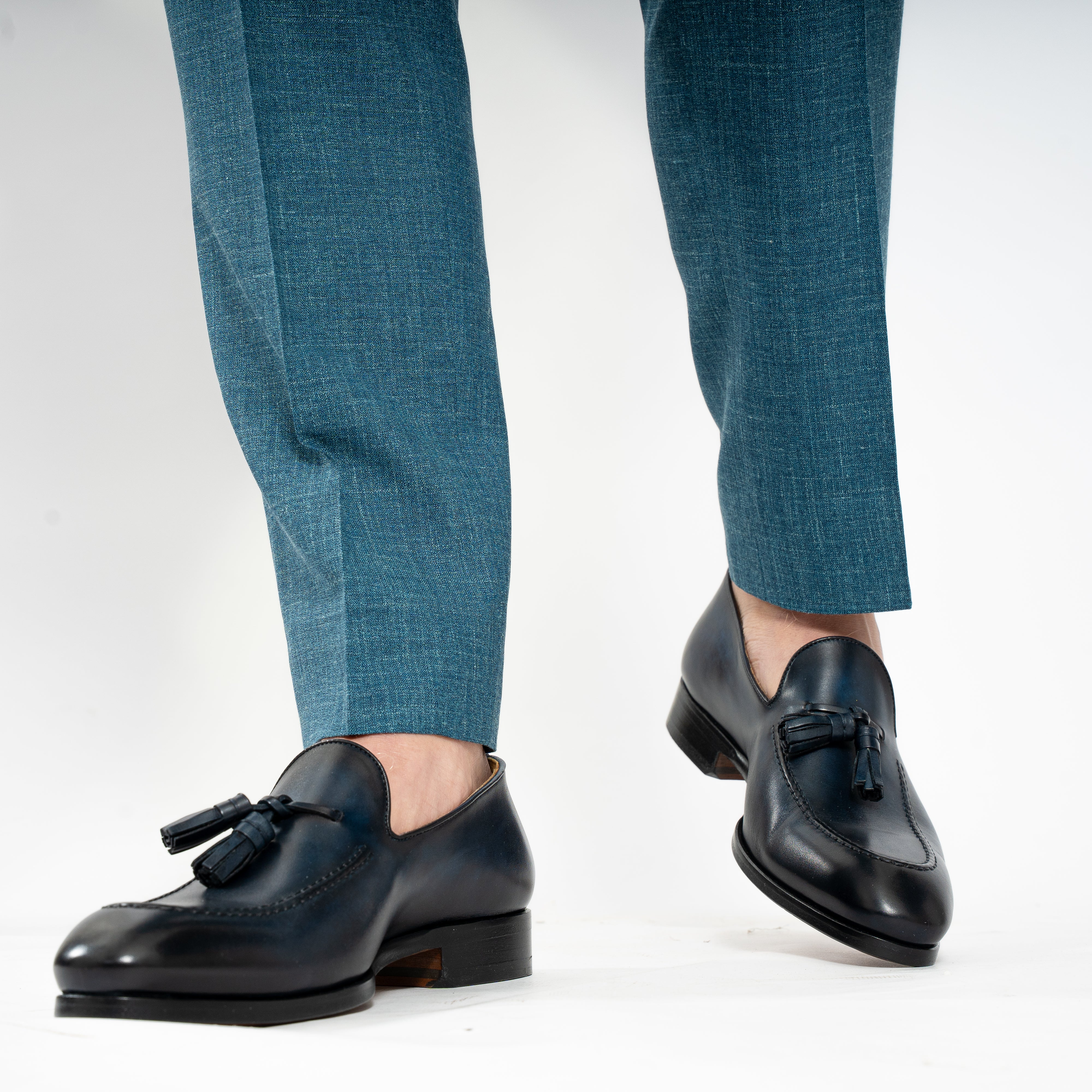 Munro Kostuum Petrolblauw | Loro Piana