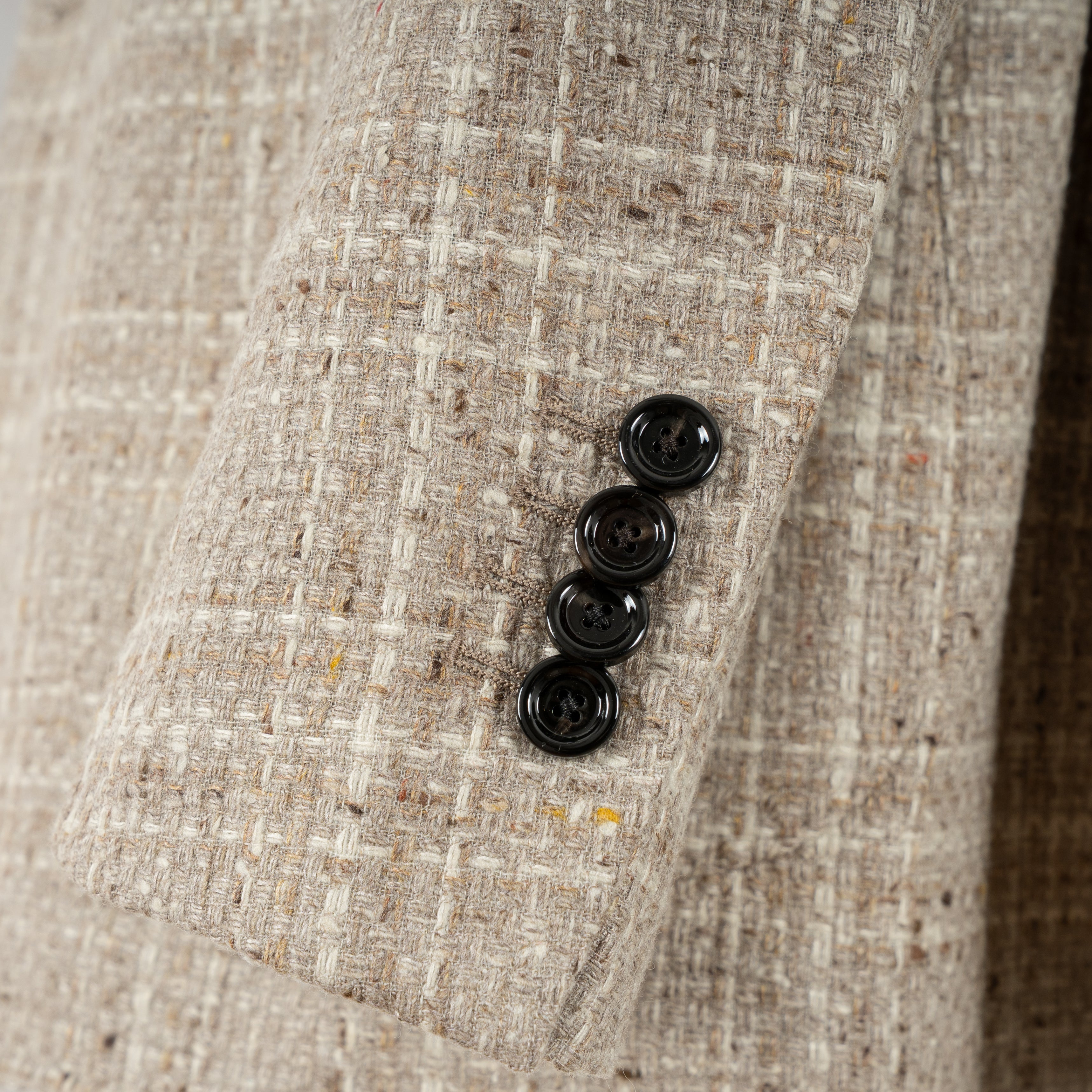 Lardini Colbert Beige Ruit | Wol Zijde