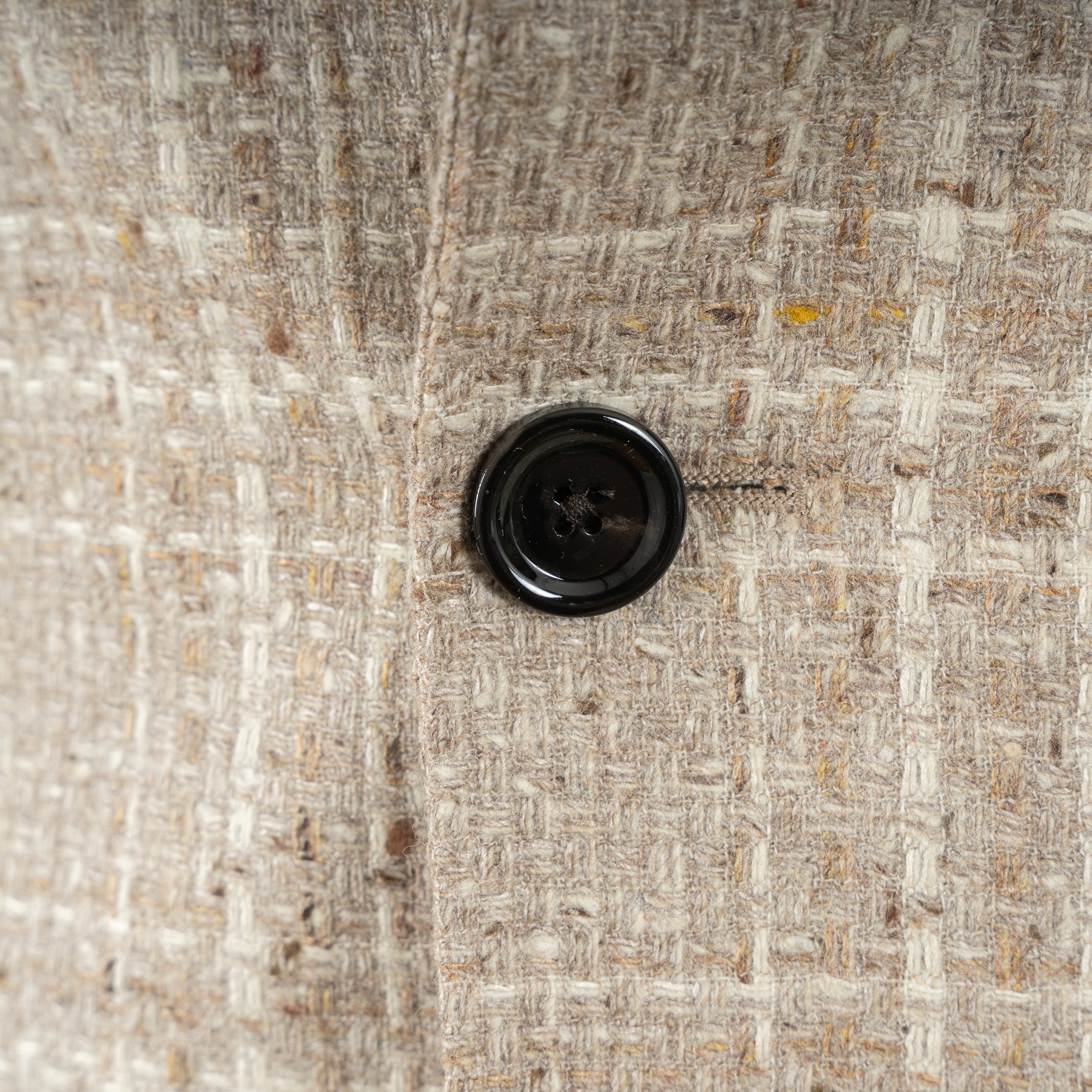 Lardini Colbert Beige Ruit | Wol Zijde