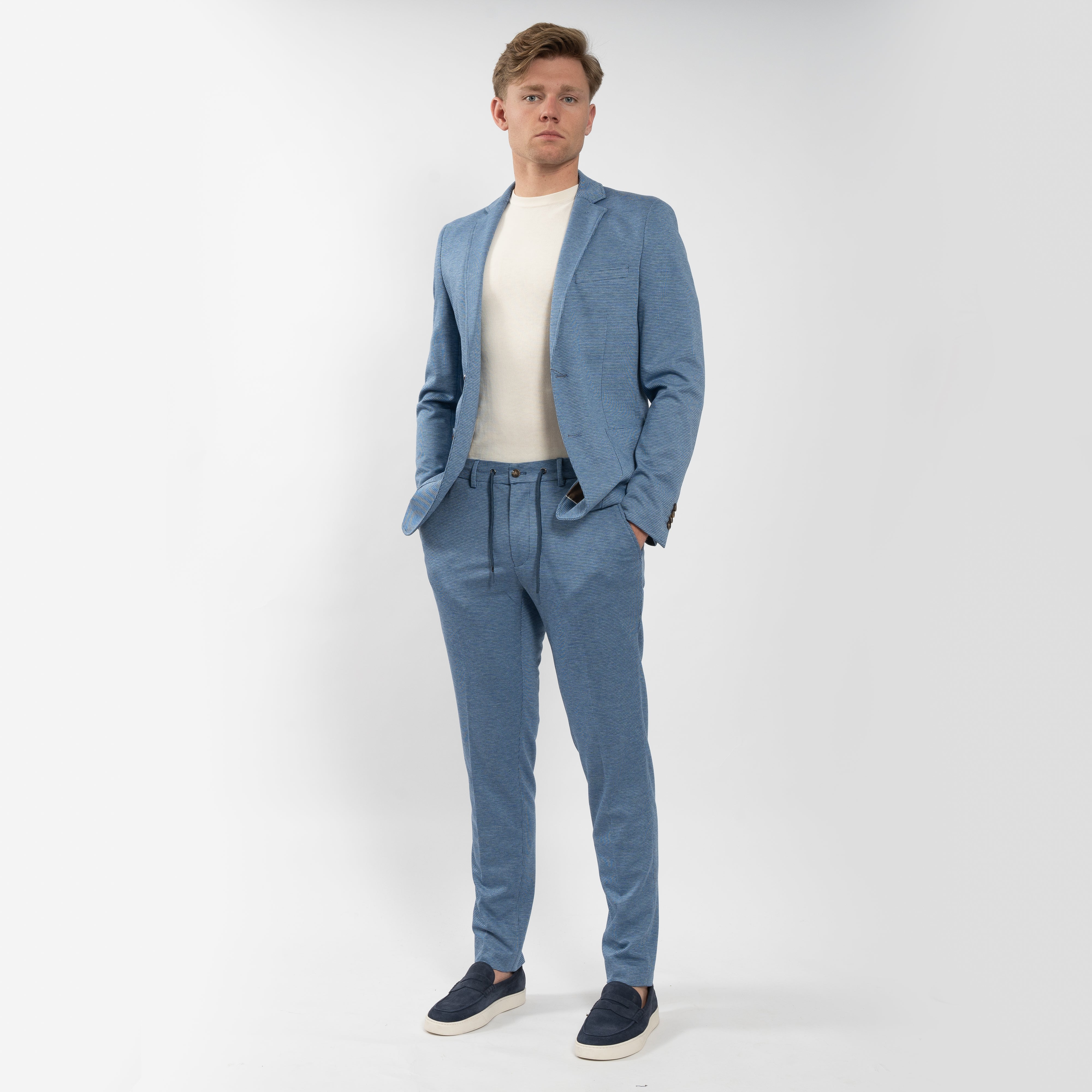 SEVEN DIALS Colbert Jeansblauw | Brandley