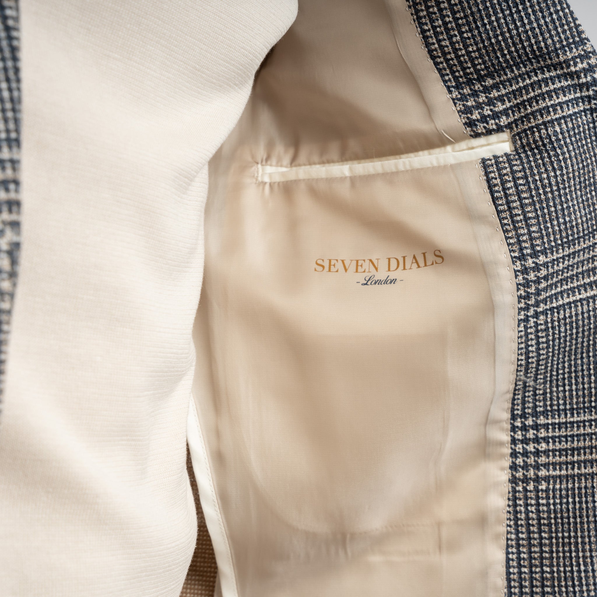 SEVEN DIALS Colbert Geruit Blauw | Blakely