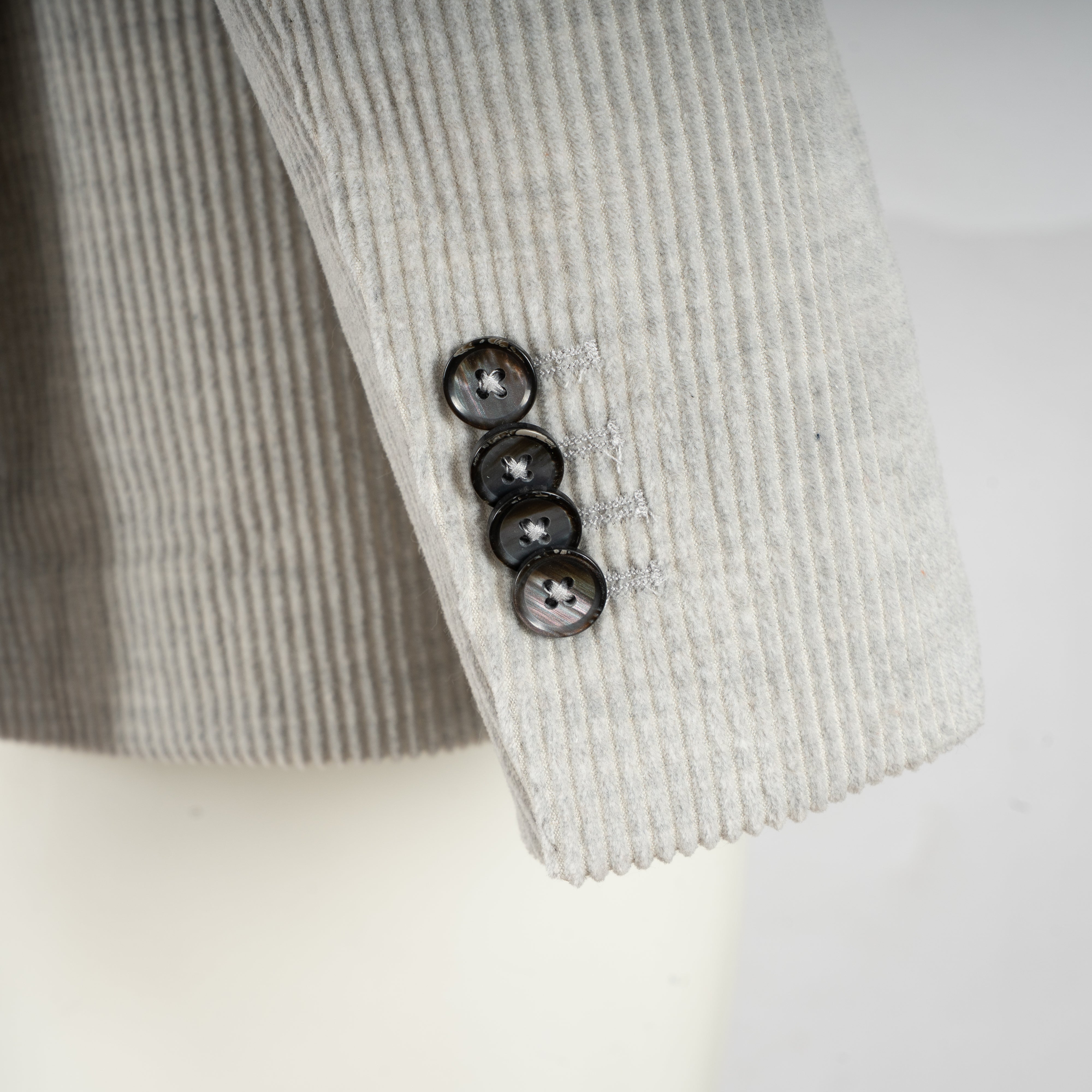 L.B.M. 1911 Double-Breasted Colbert Grijs | Corduroy