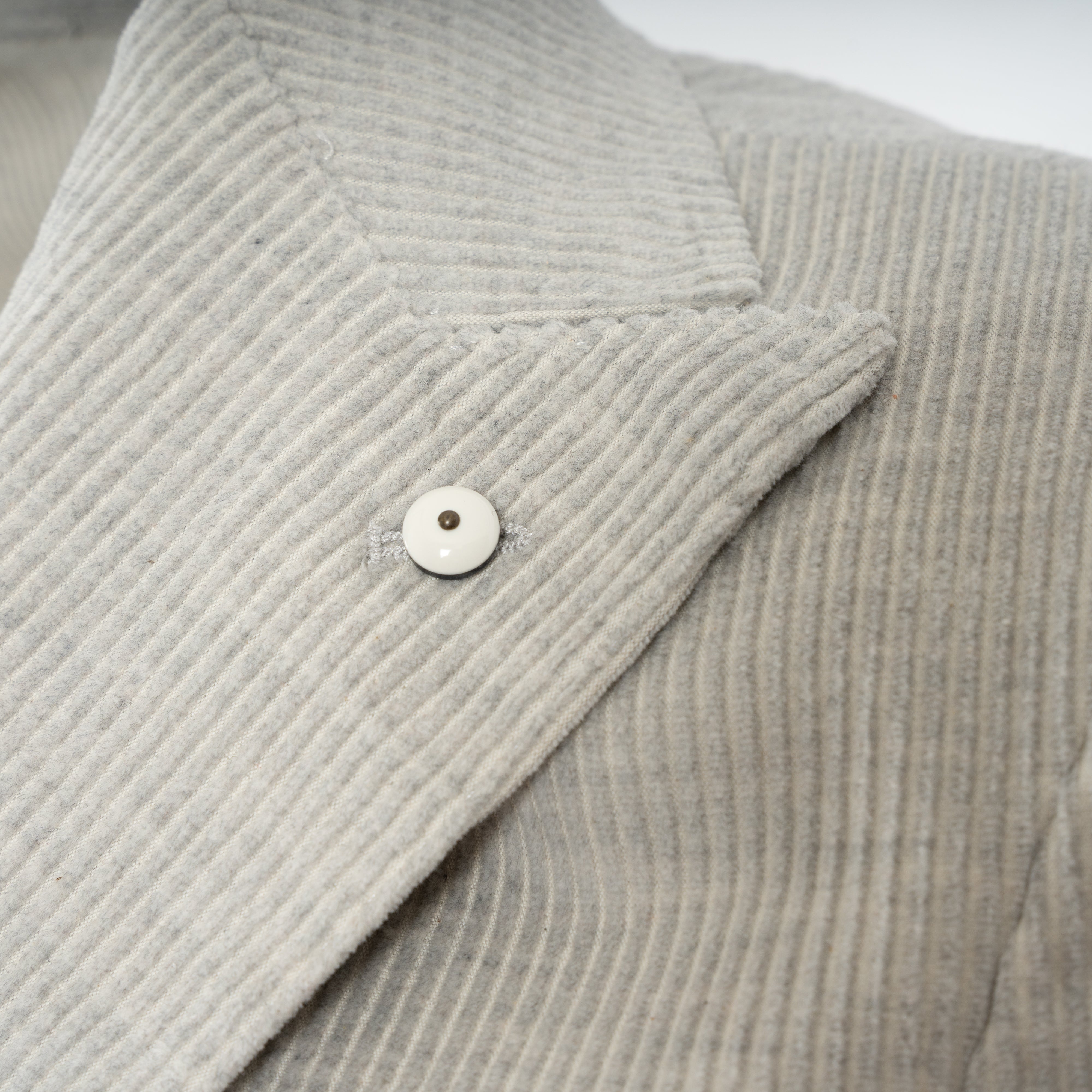 L.B.M. 1911 Double-Breasted Colbert Grijs | Corduroy