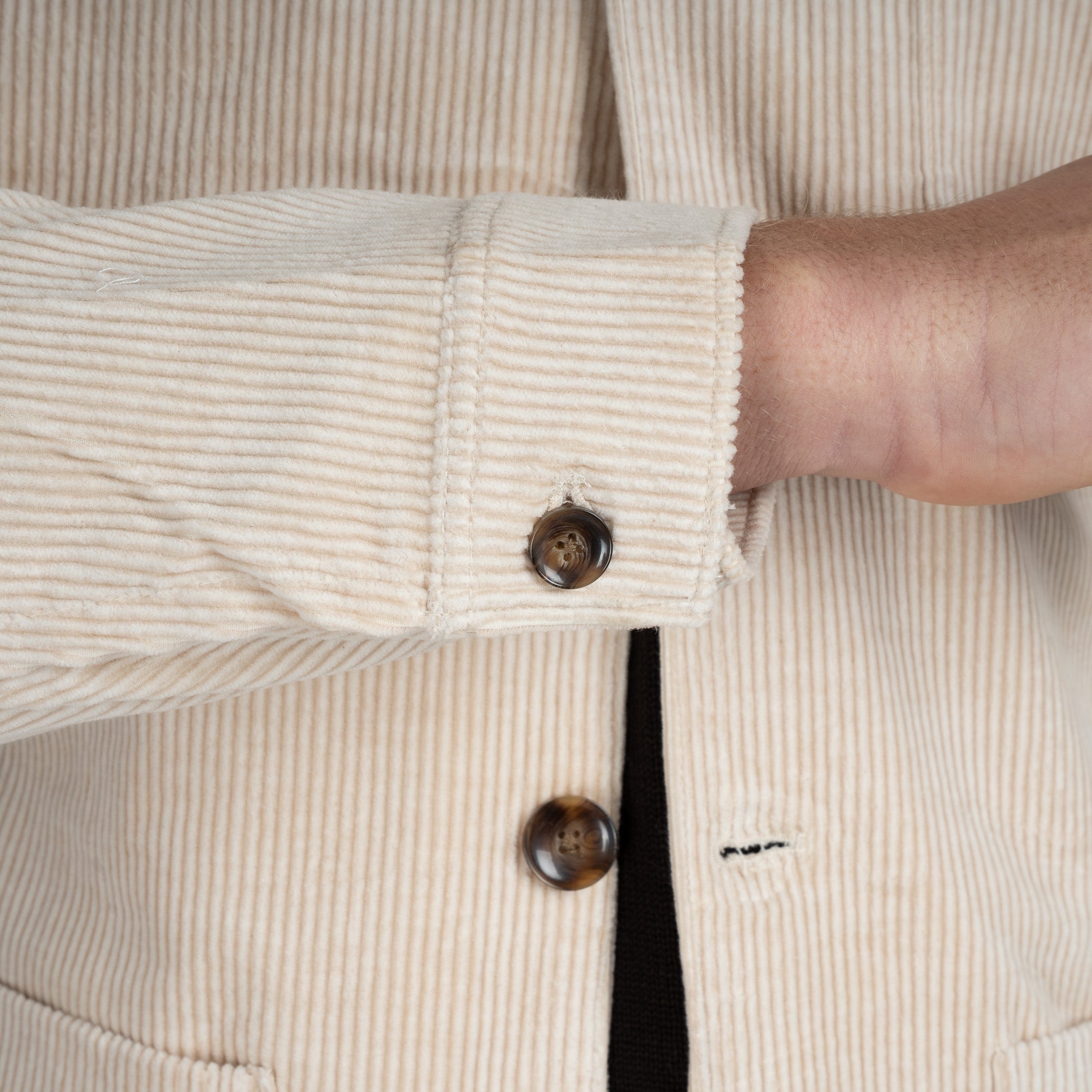 SEVEN DIALS Overshirt Beige | Bamerson