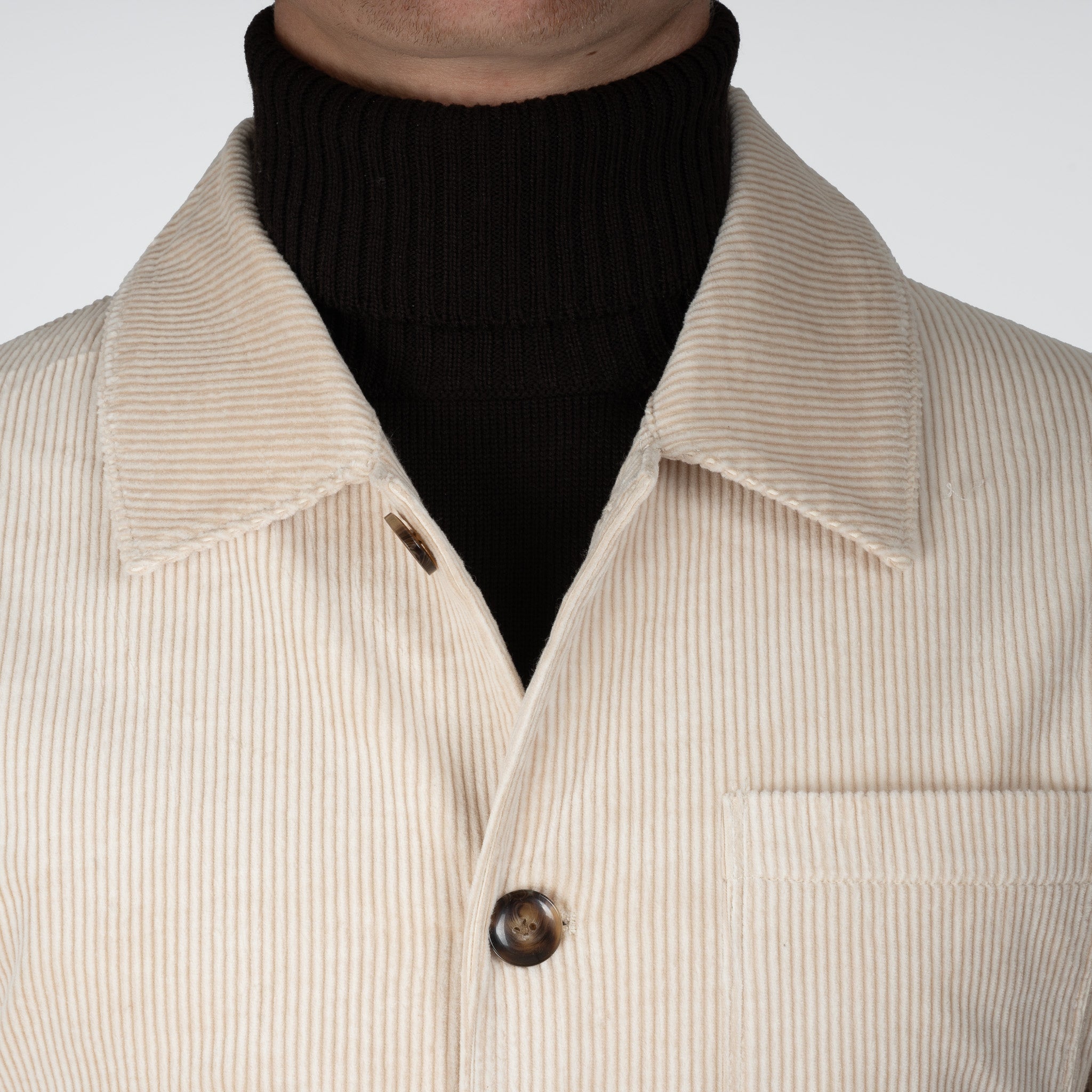 SEVEN DIALS Overshirt Beige | Bamerson