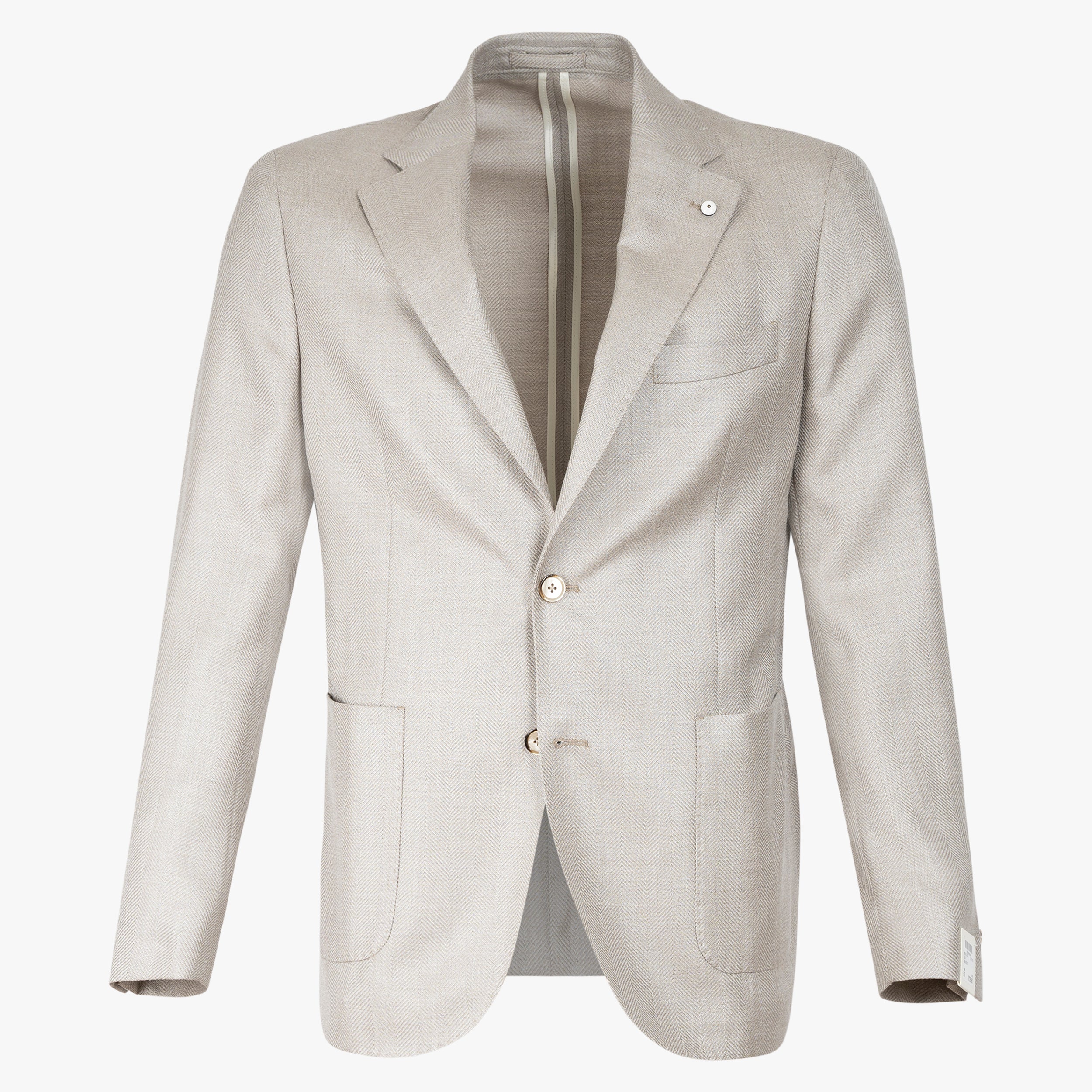 L.B.M. 1911 Colbert Visgraat Beige | Silk & Linnen