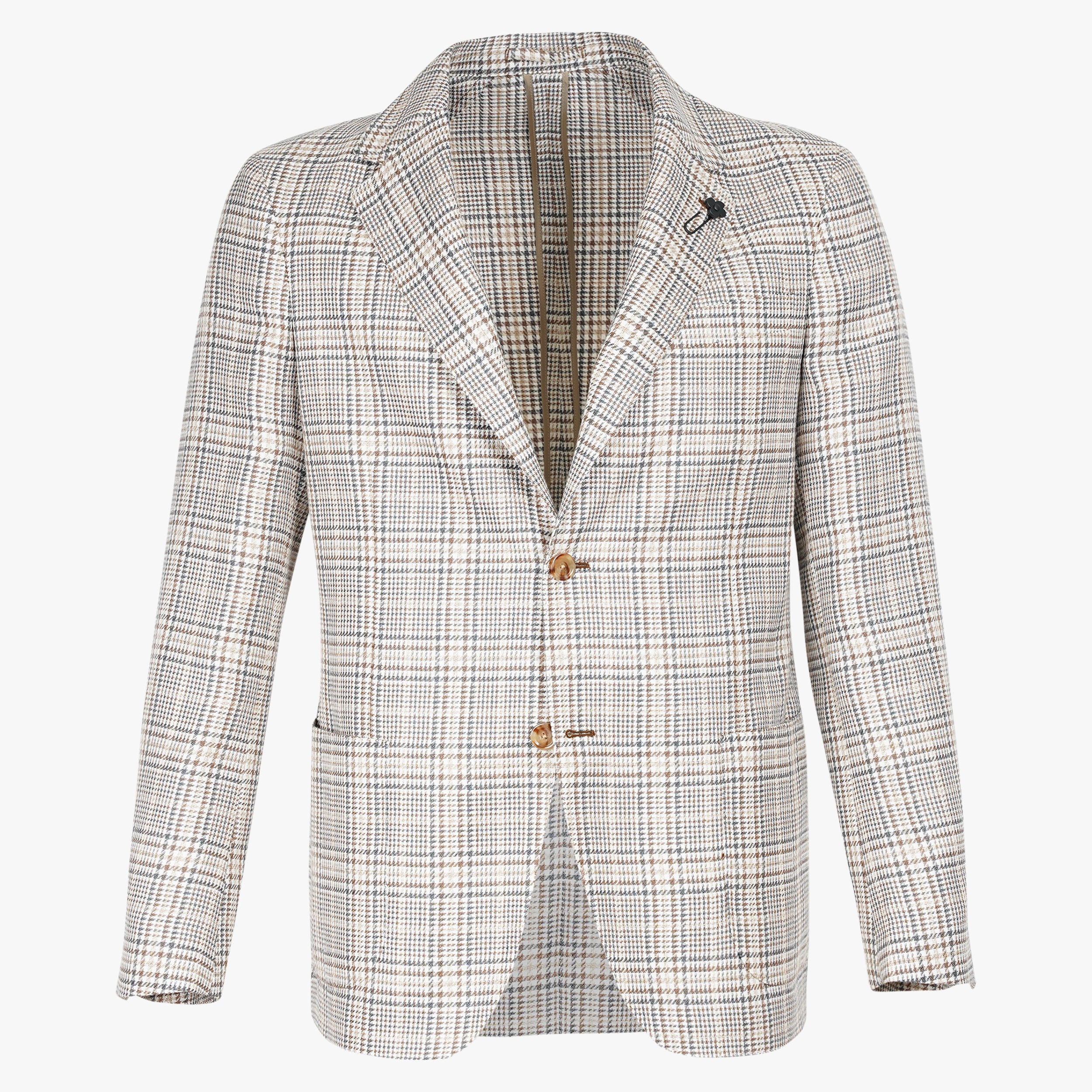 Lardini Colbert Geruit Bruin / Blauw | Roma