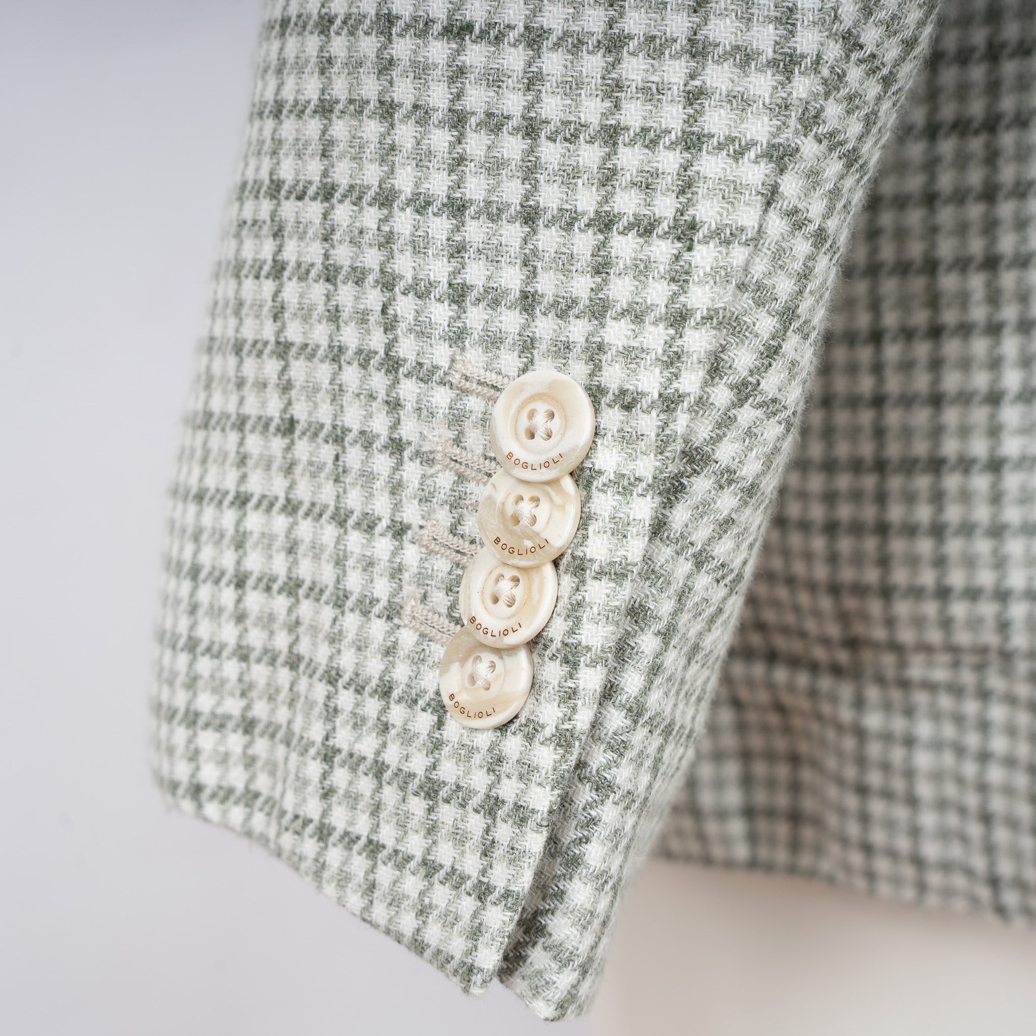 BOGLIOLI Colbert Lichtgroen Geruit | K-Jacket