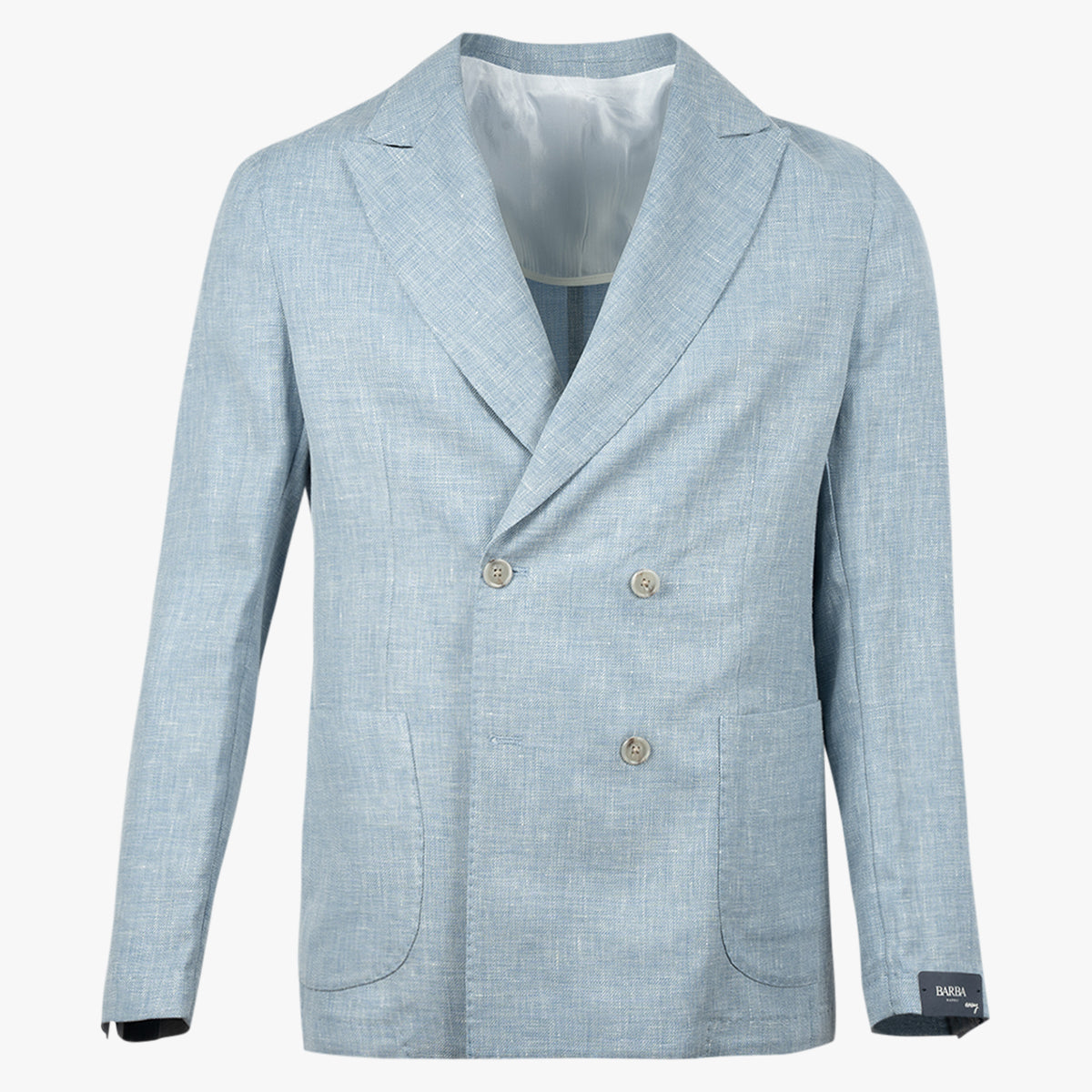 Barba Napoli Double-Breasted Colbert Lichtblauw | Easy Jacket