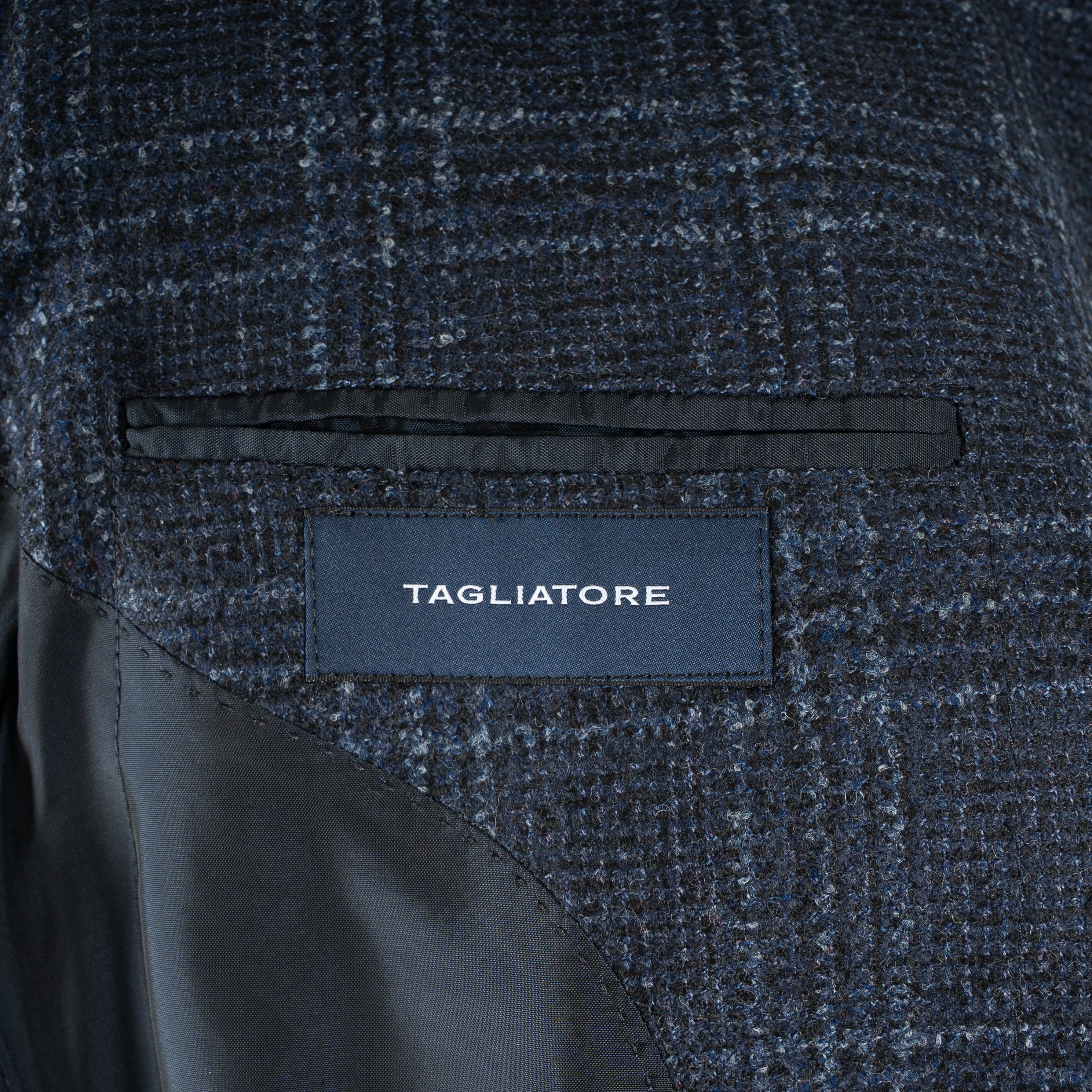 TAGLIATORE Colbert Donkerblauwe Ruit