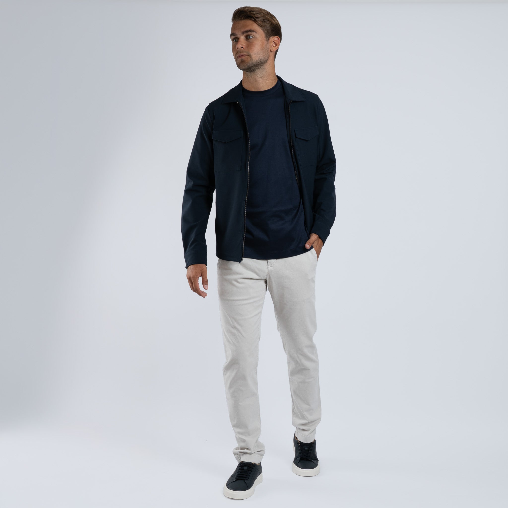 SEVEN DIALS Overshirt Donkerblauw | Earlson