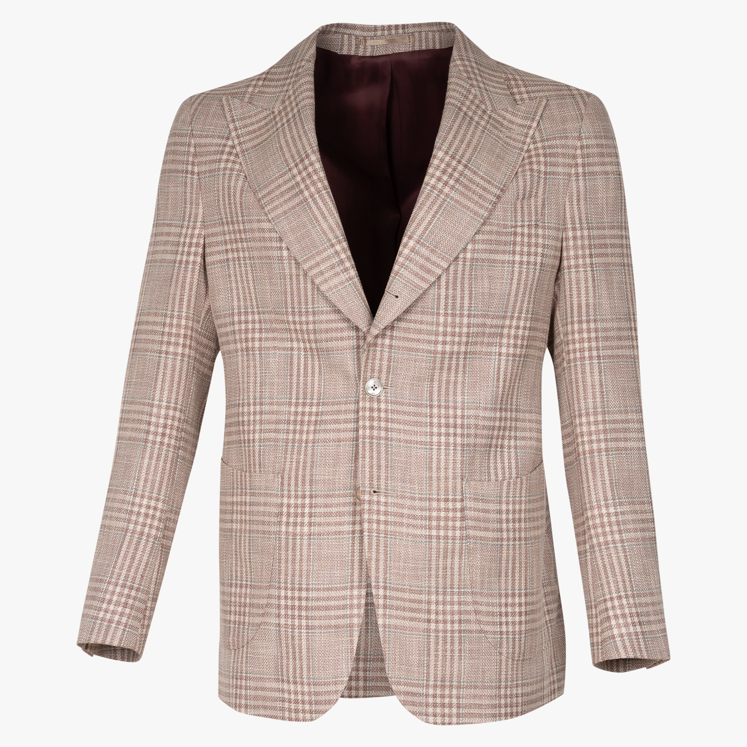 Munro Colbert Roze Geruit | Loro Piana Softime