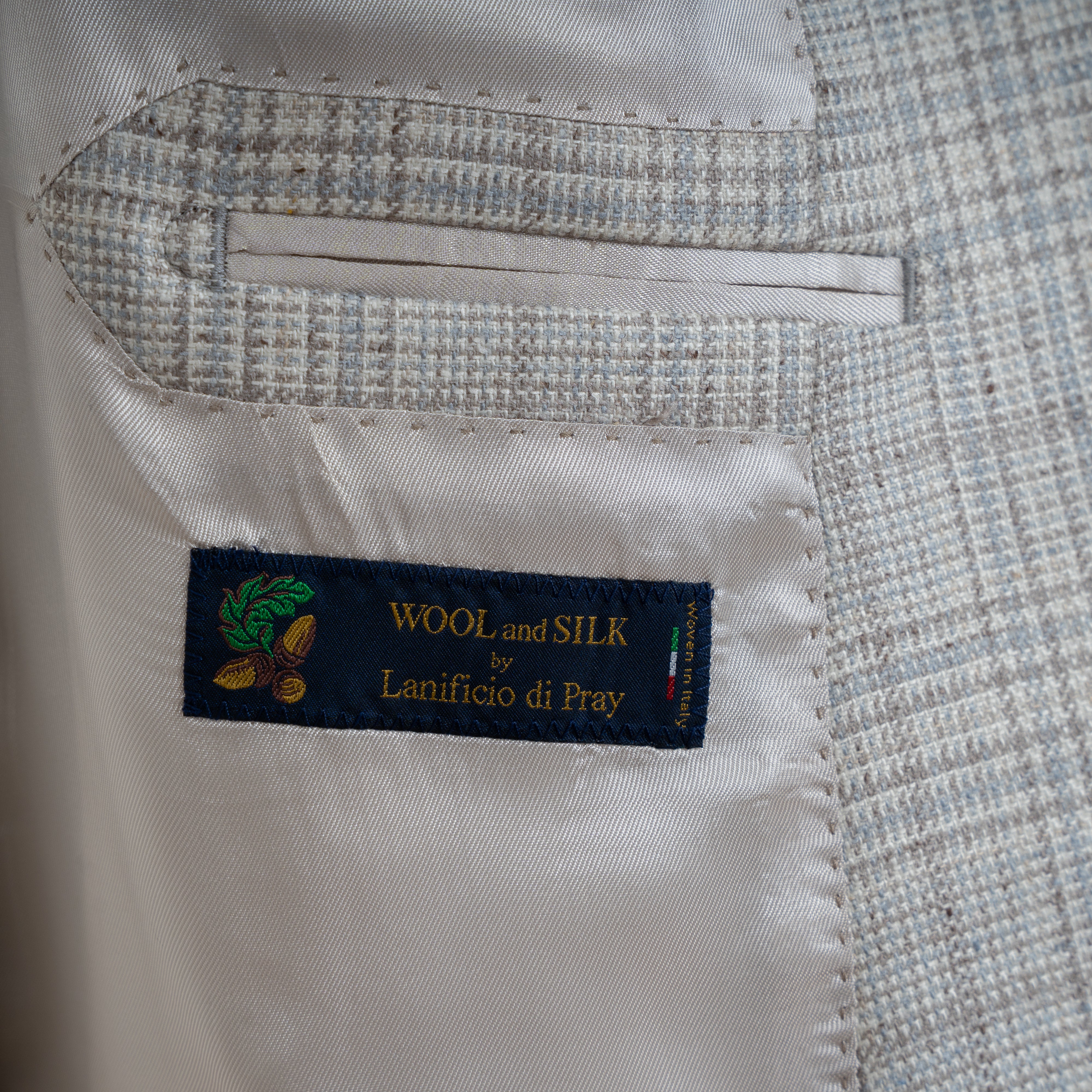 Munro Colbert Beige Ruit | Lanificio di Pray