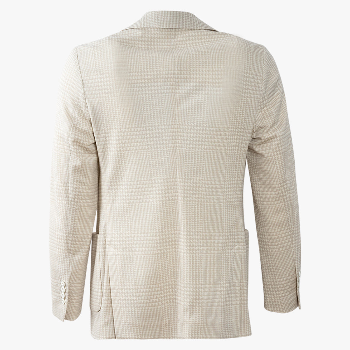 CIRCOLO Colbert Beige Ruit | Easy Jacket