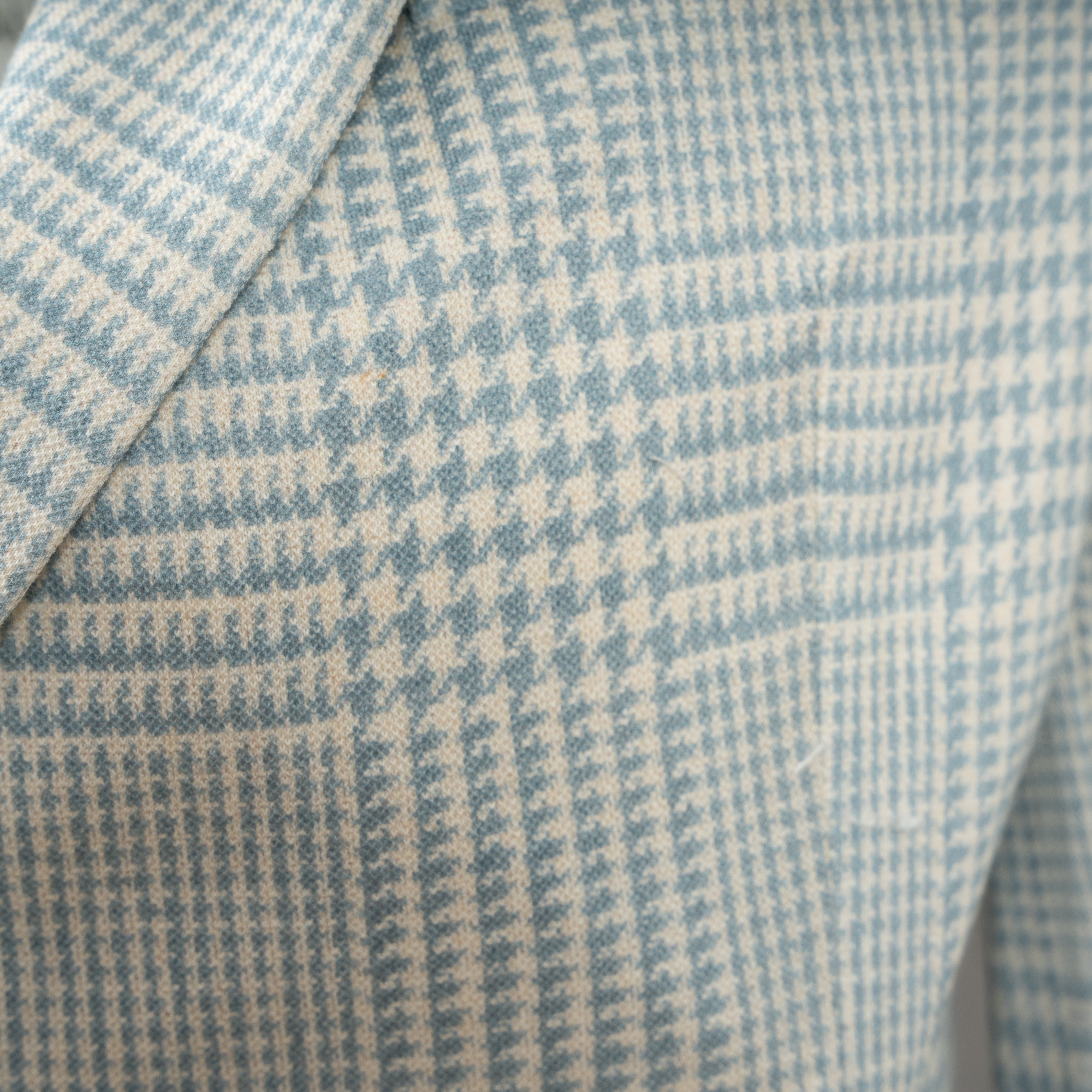 CIRCOLO Colbert Aquablauwe Ruit | Easy Jacket