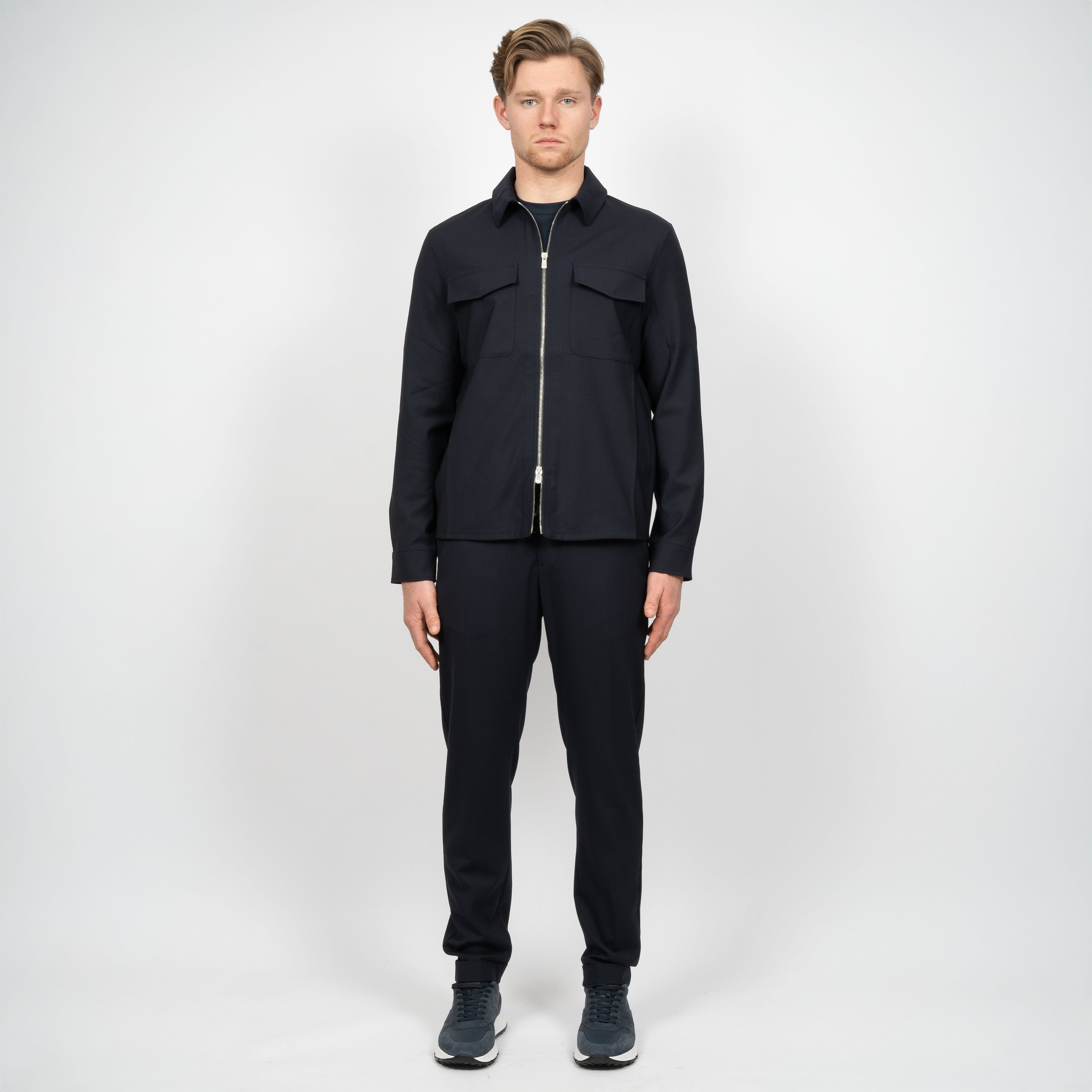 Marco Pescarolo Overshirt Donkerblauw | Urus