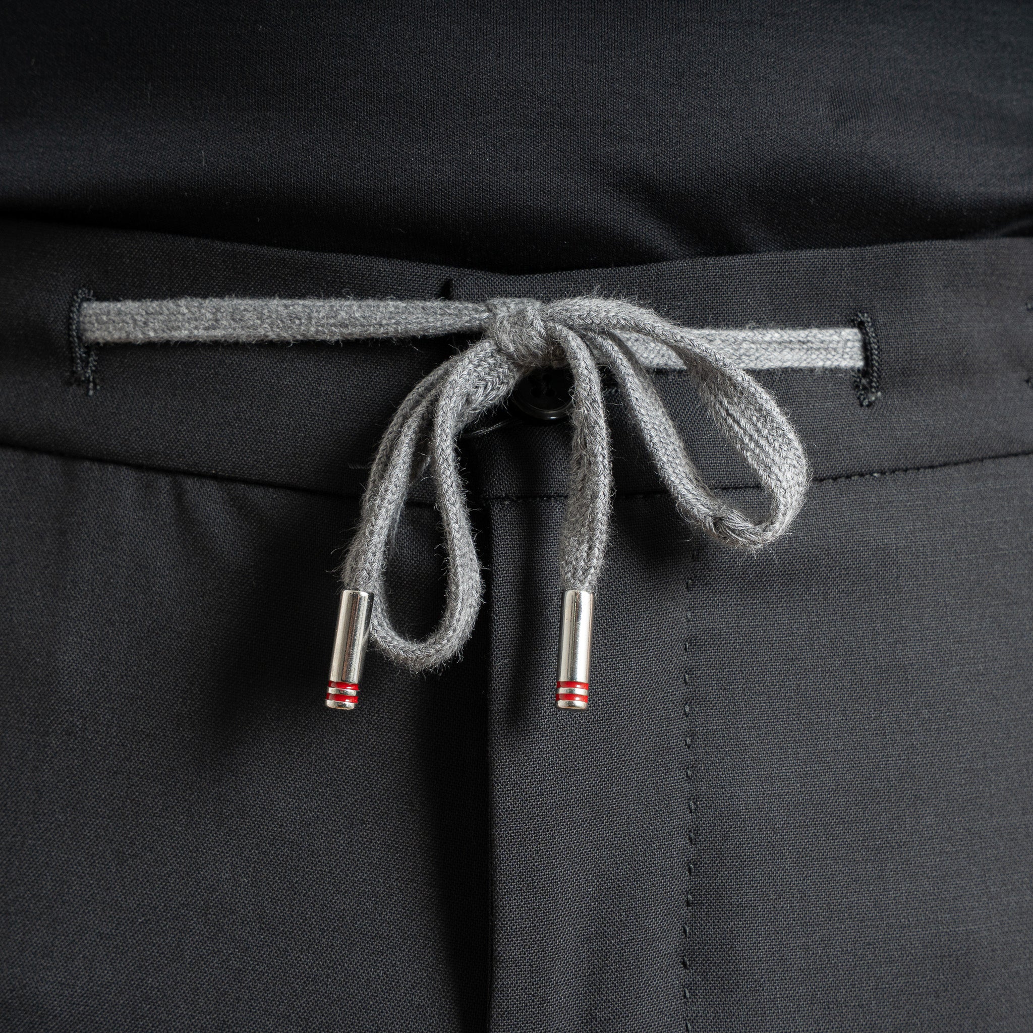 Marco Pescarolo Pantalon Zwart | Caracciolo