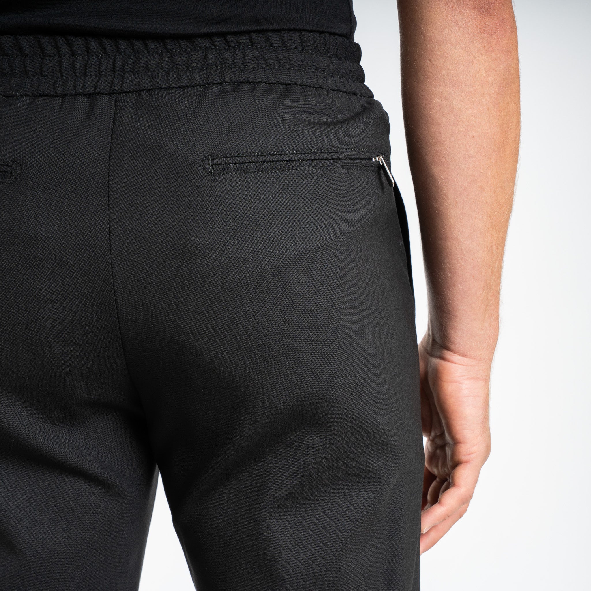 Marco Pescarolo Pantalon Zwart | Caracciolo