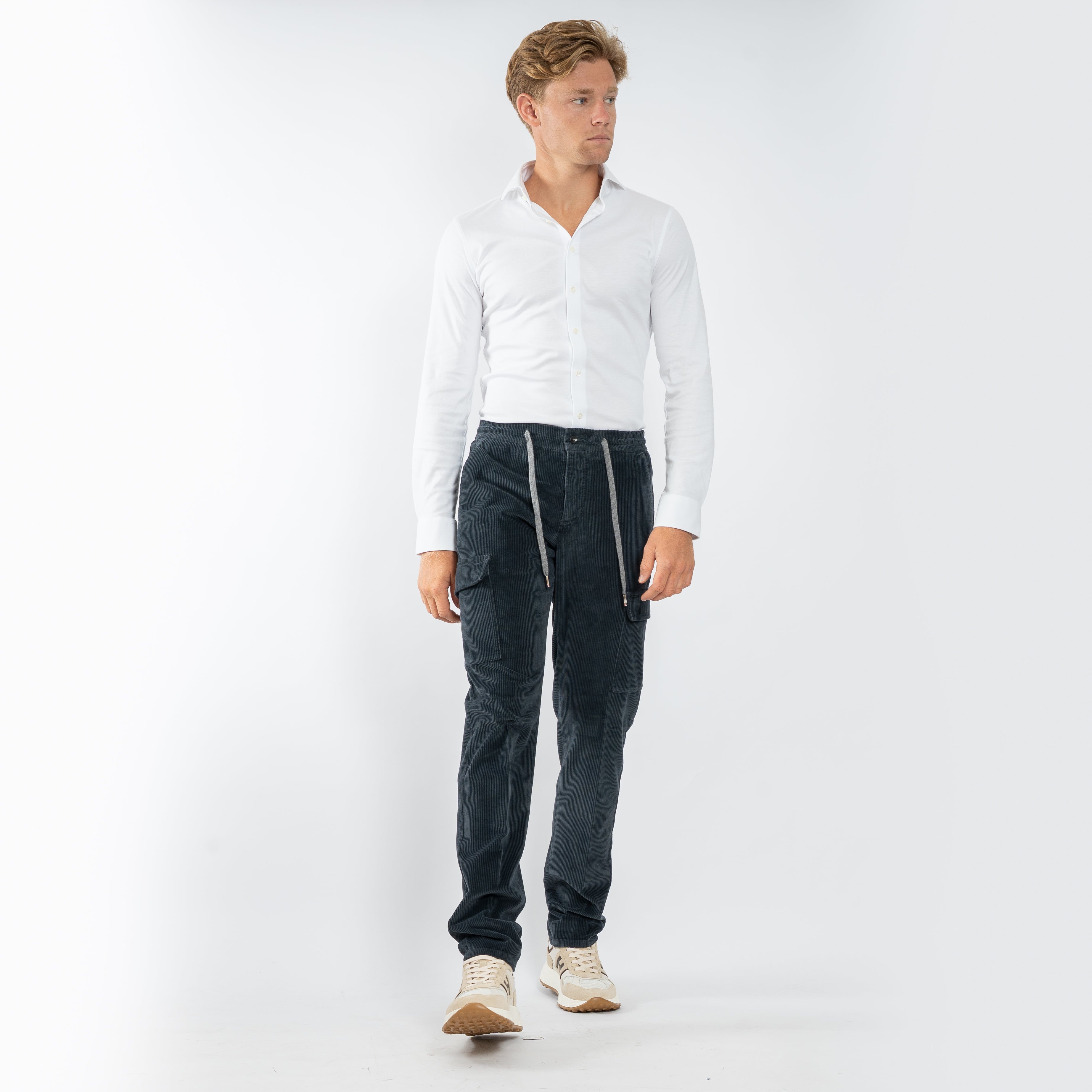 Marco Pescarolo Cargo Pantalon Blauw | Tor