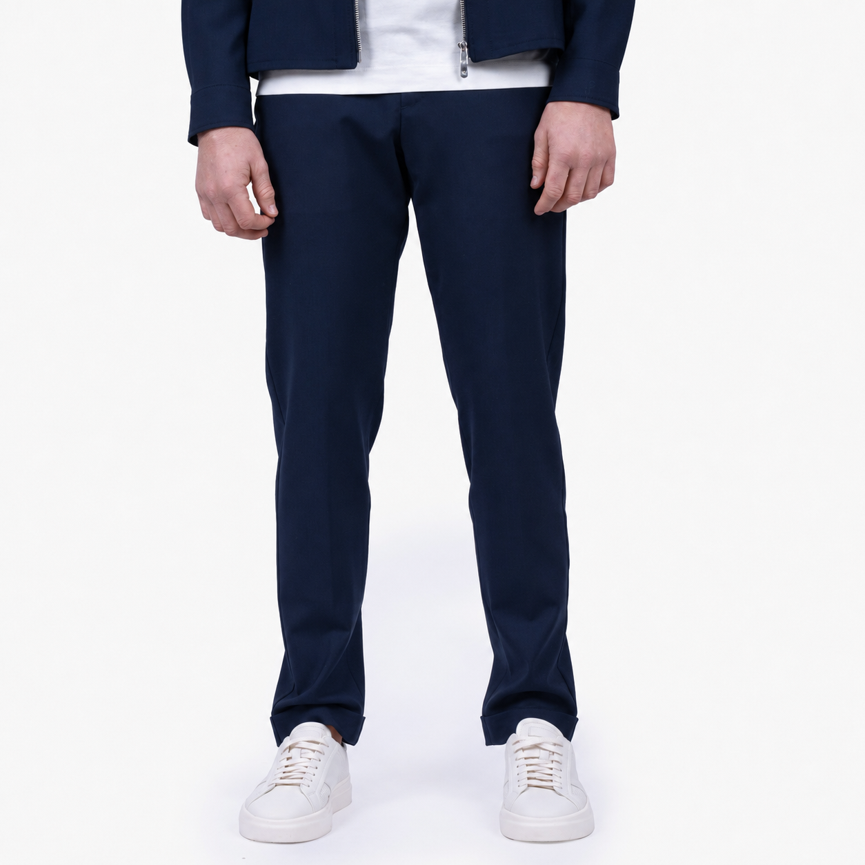 Marco Pescarolo Pantalon Blauw | Caracciolo