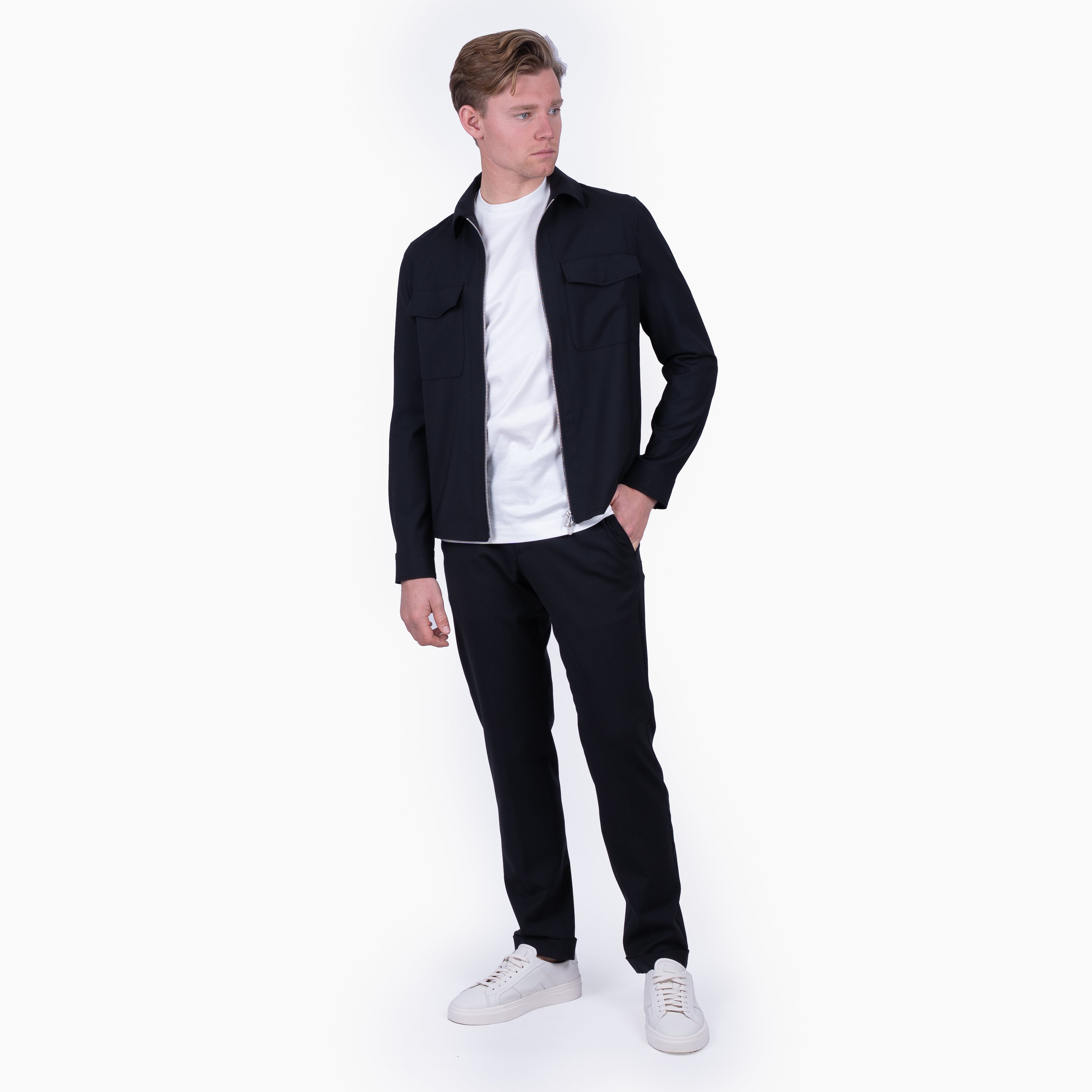 Marco Pescarolo Pantalon Blauw | Caracciolo