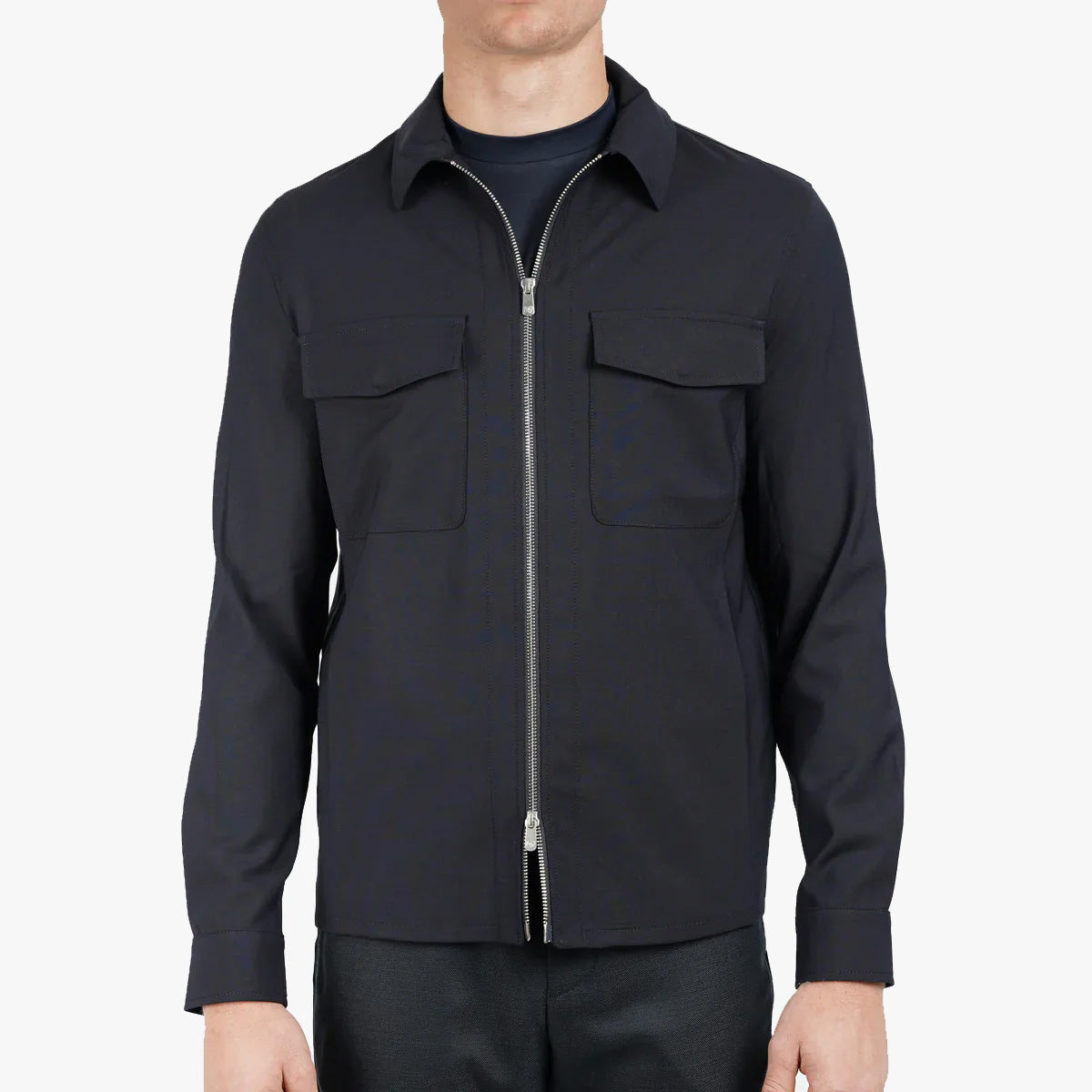 Marco Pescarolo Overshirt Donkerblauw | Urus