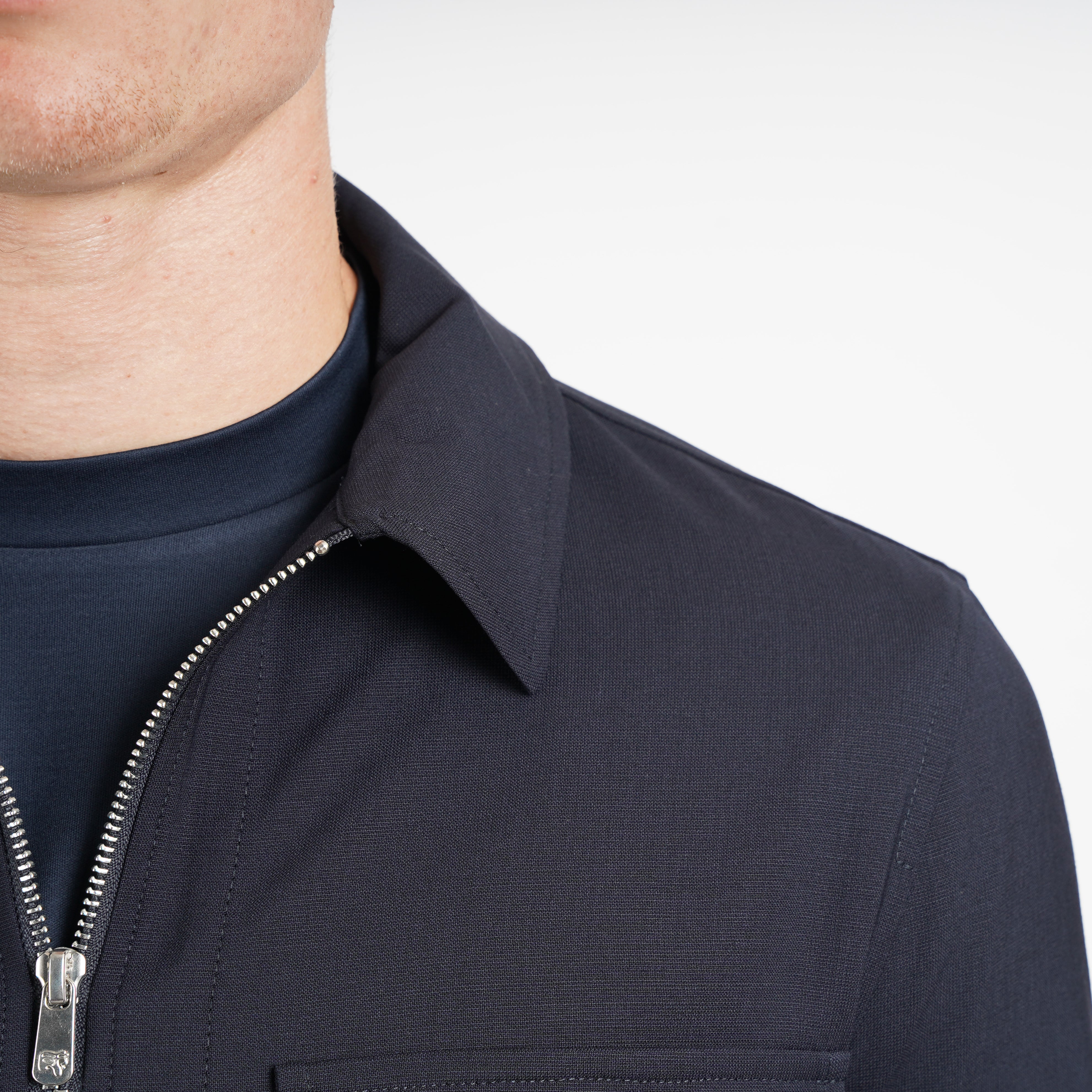 Marco Pescarolo Overshirt Donkerblauw | Urus