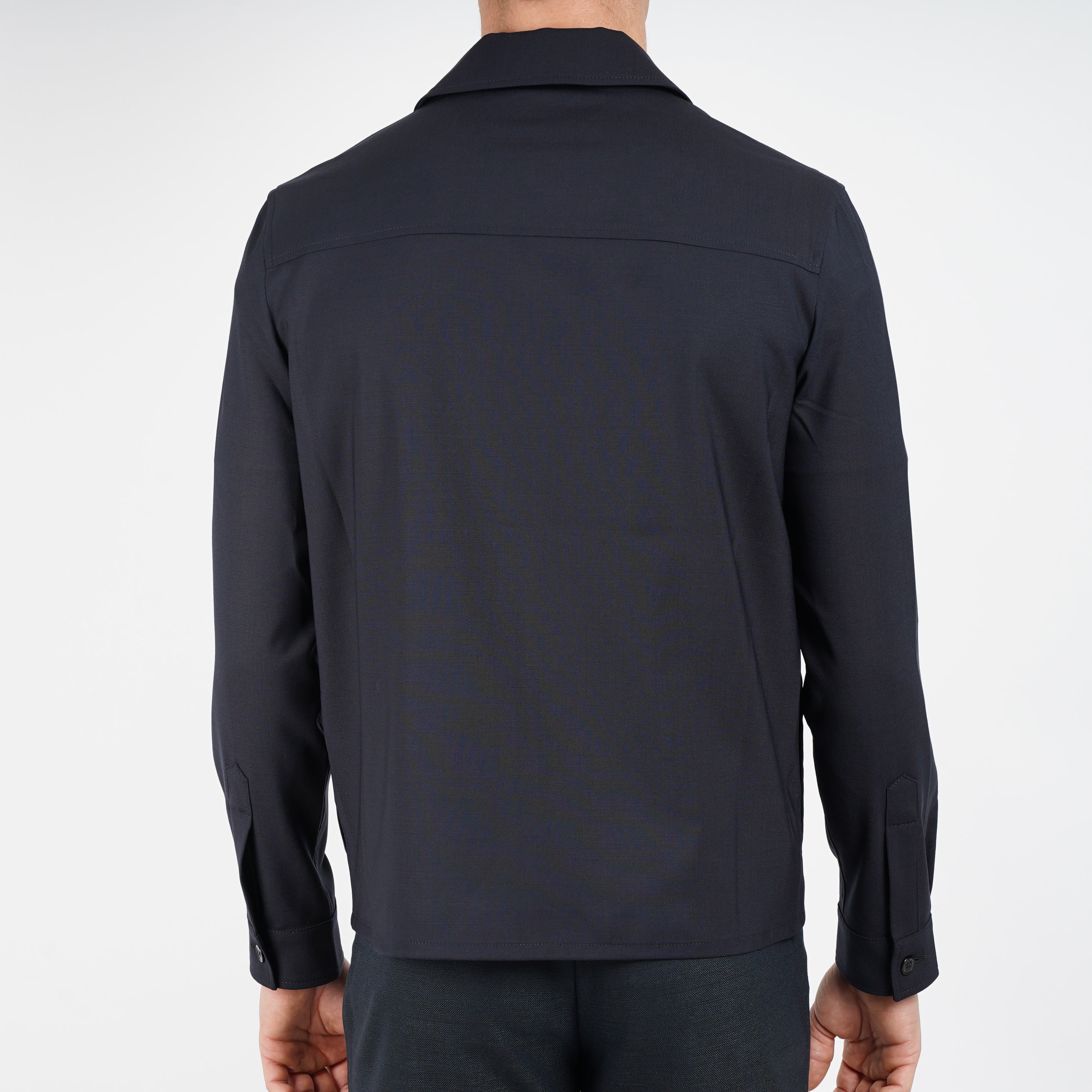 Marco Pescarolo Overshirt Donkerblauw | Urus