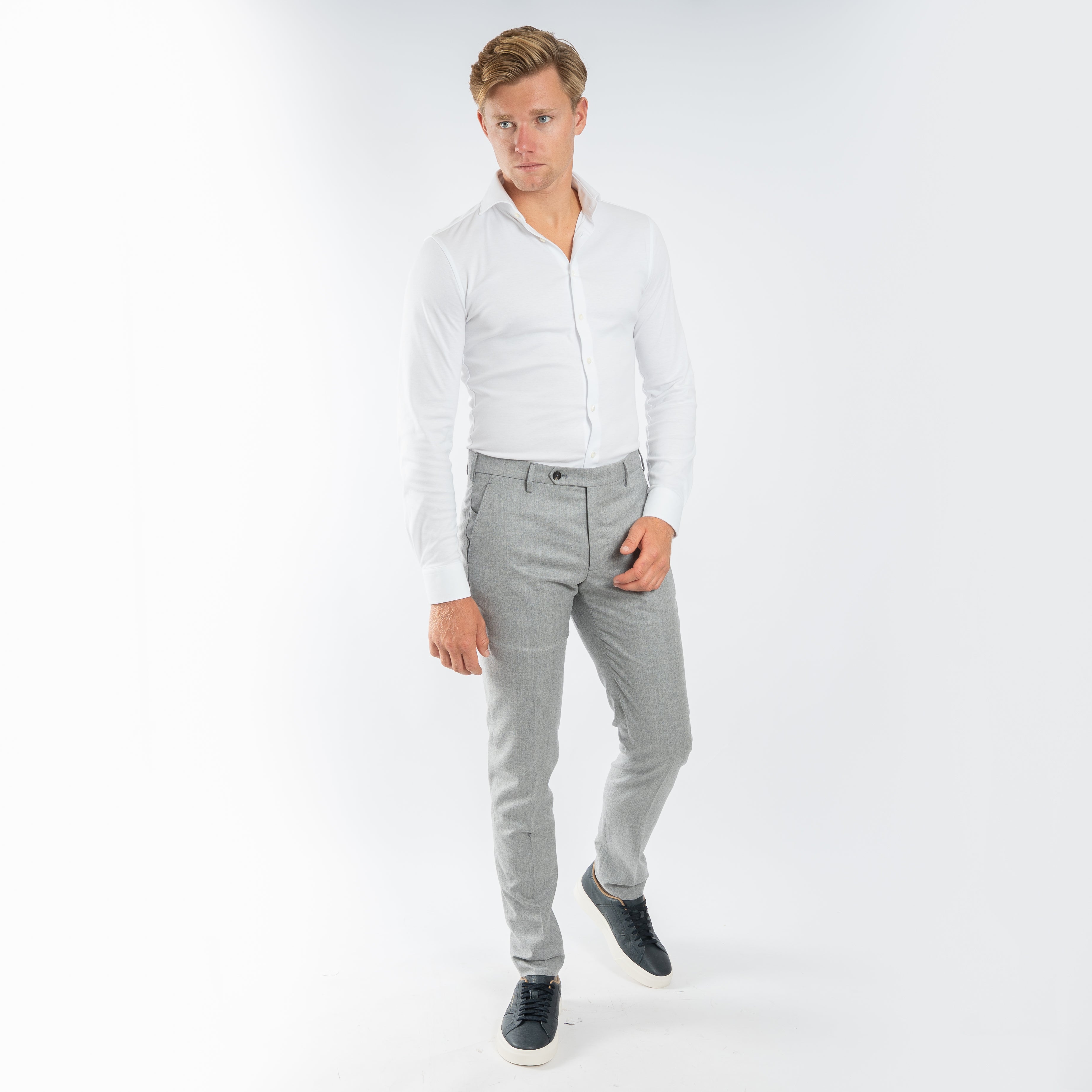 Berwich Pantalon Lichtgrijs | Morello