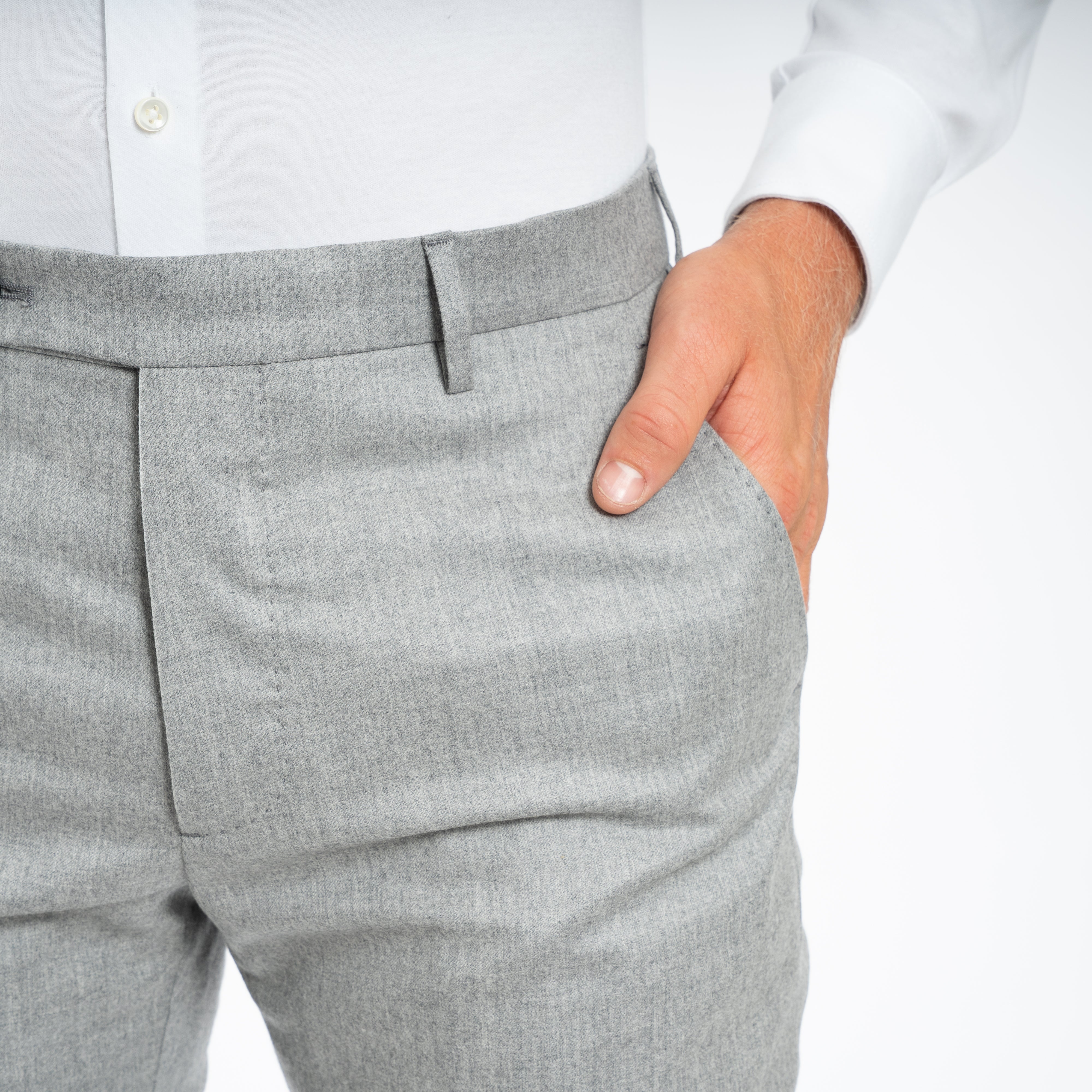 Berwich Pantalon Lichtgrijs | Morello