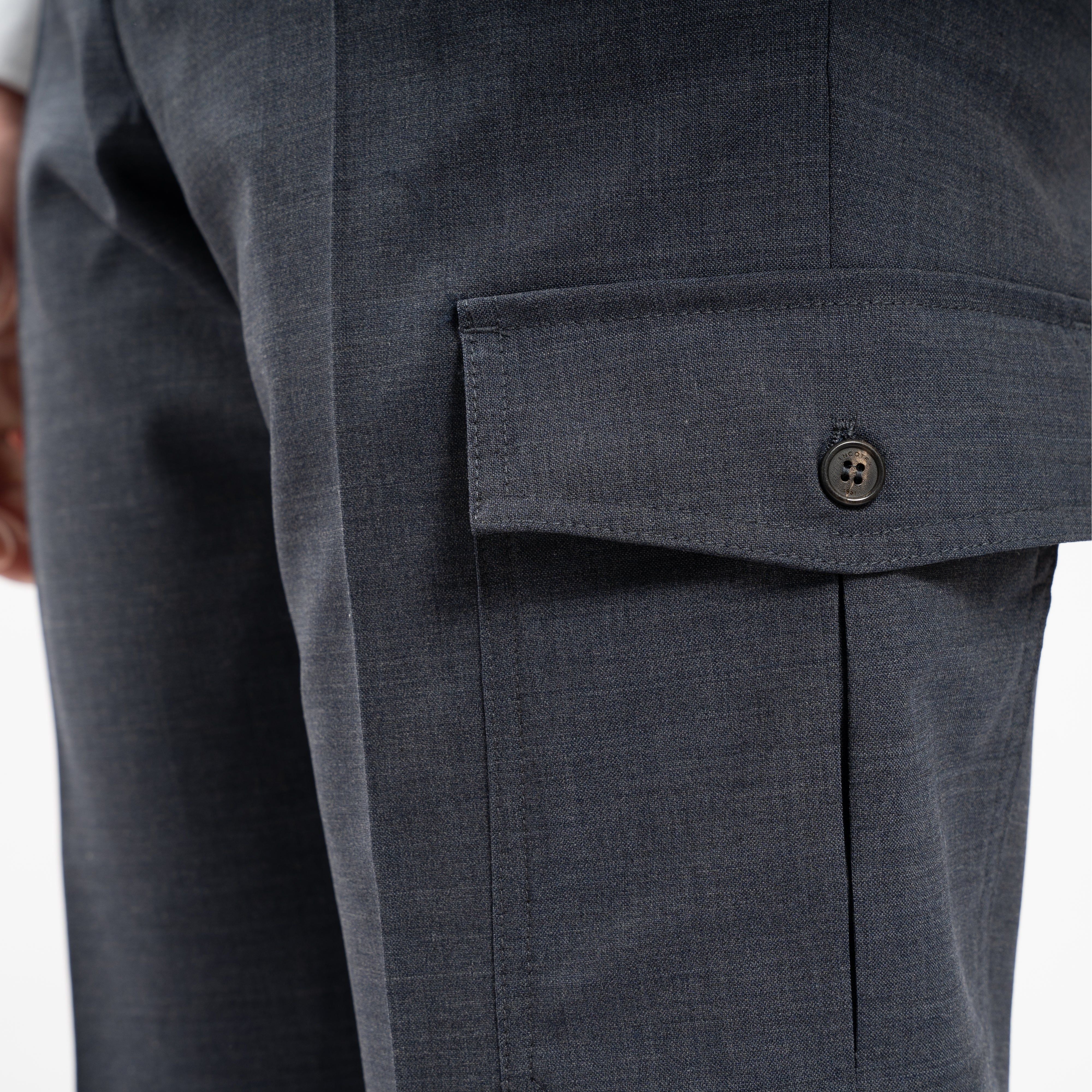 Incotex Cargobroek Blauw | Pattern 54